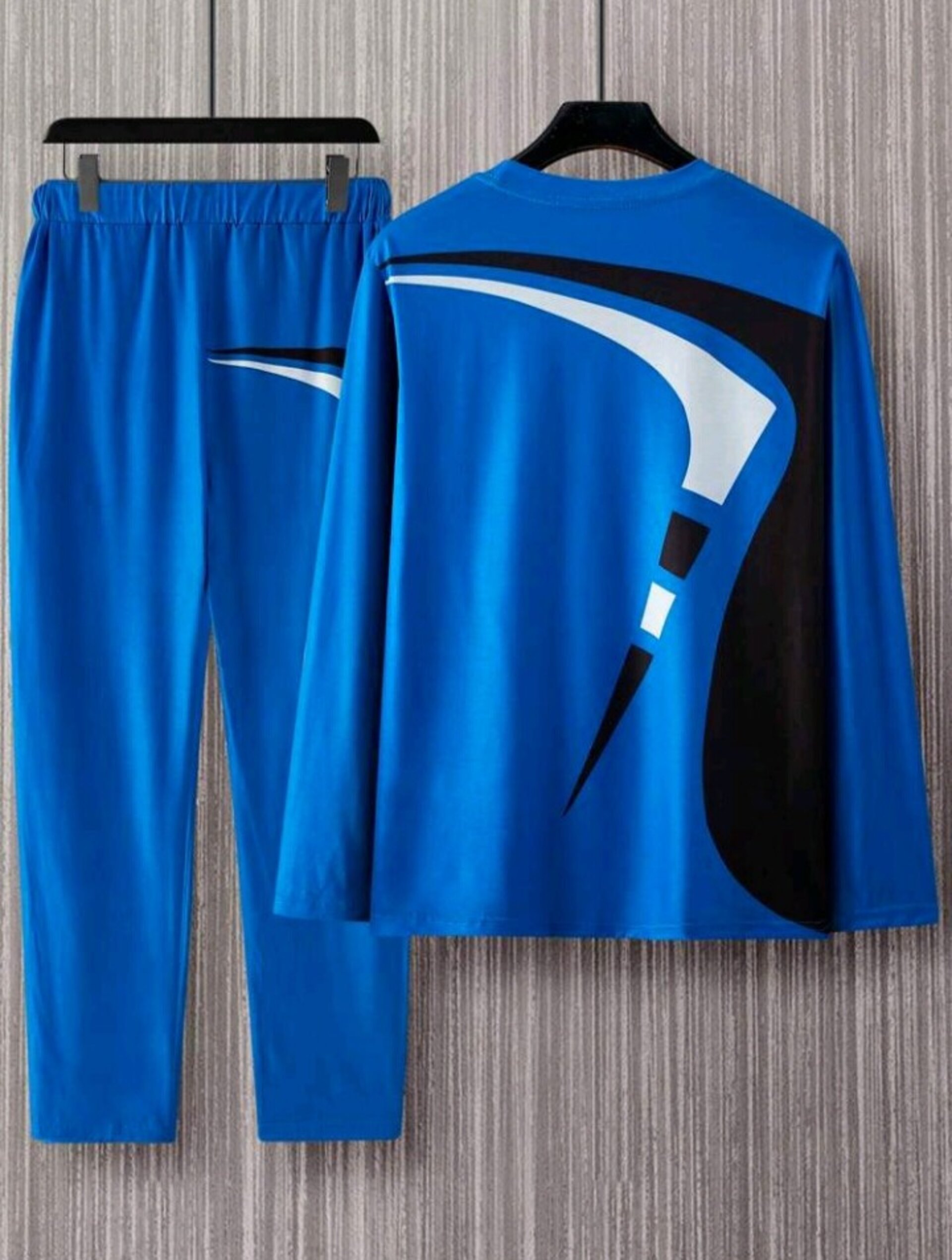 conjunto casual manga larga - 3