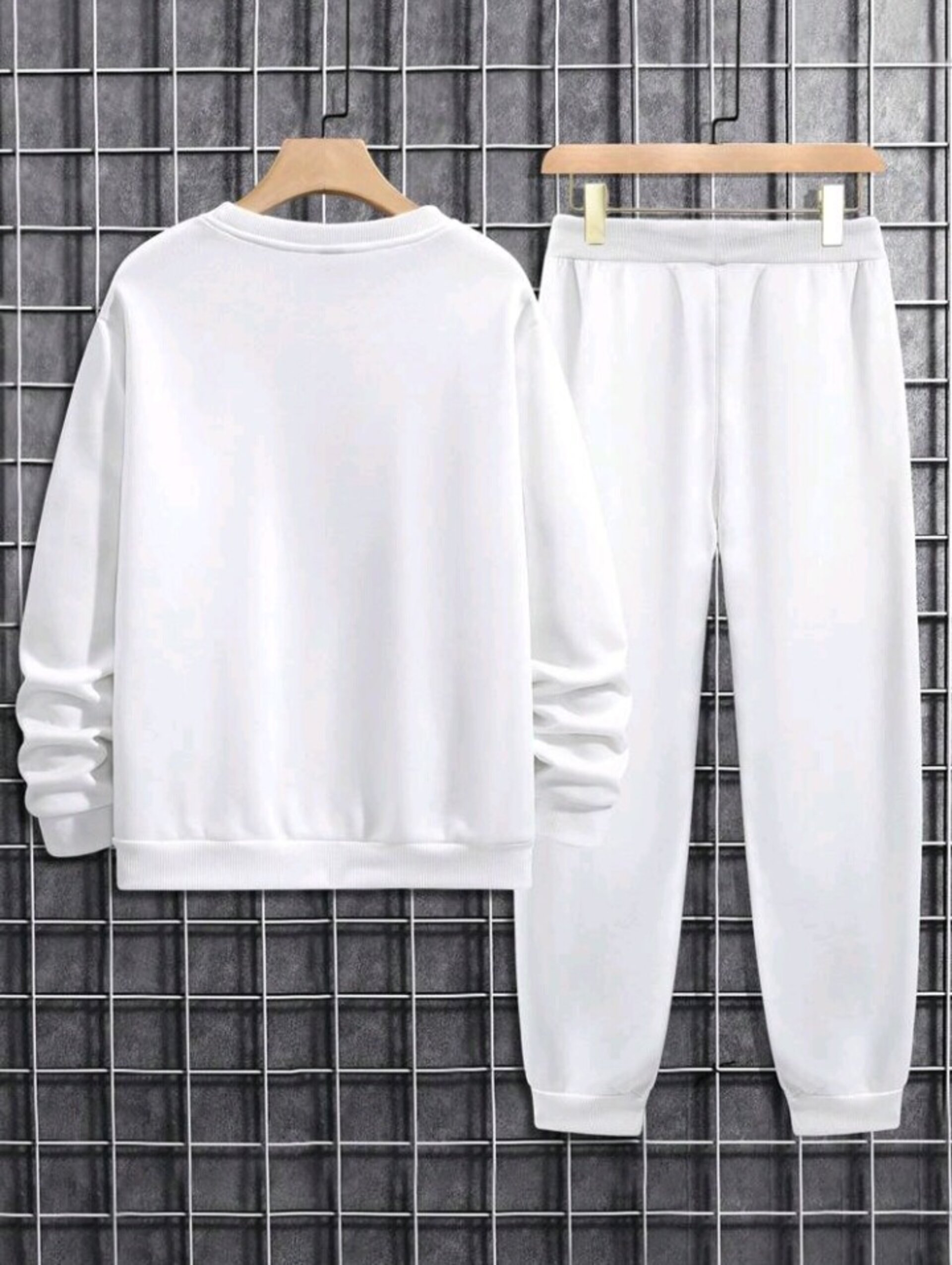 sudadera con estampado de oso y pantalon de chandal - 3