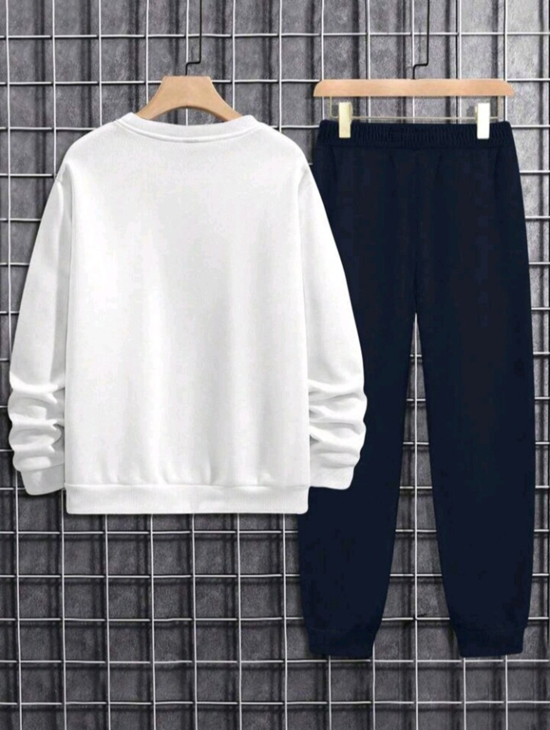 conjunto de sudadera y pantalon casual para hombre - 2