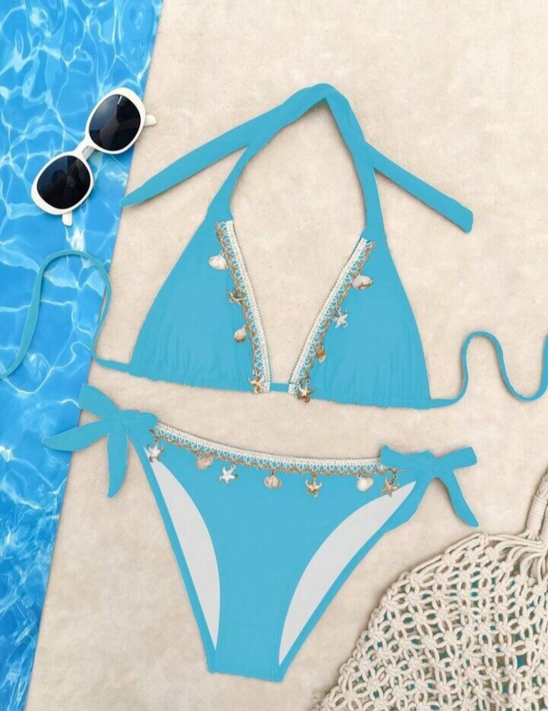 2 piezas Bikini decorativo - 13