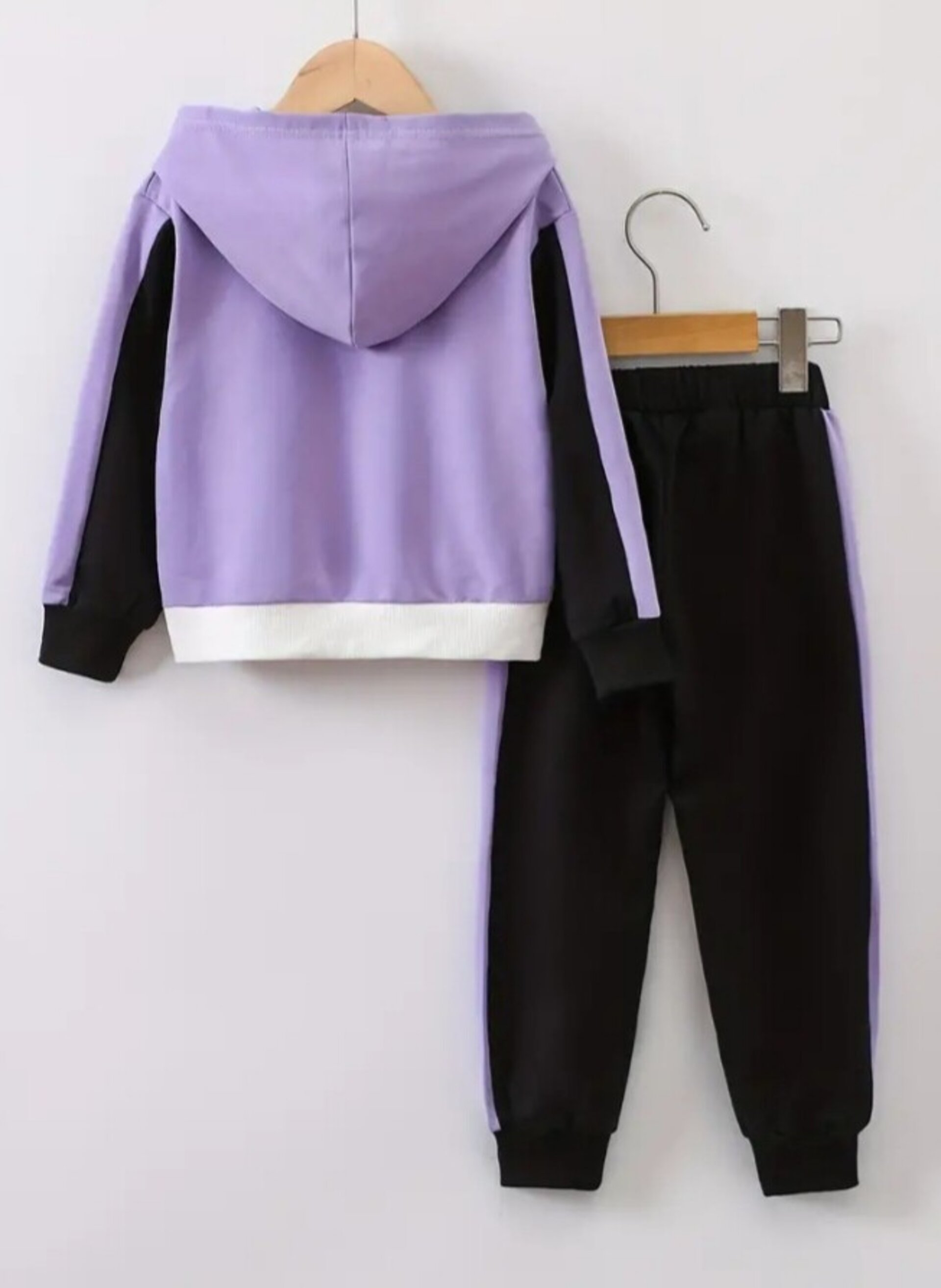 conjunto de sudadera con capucha niña - 2