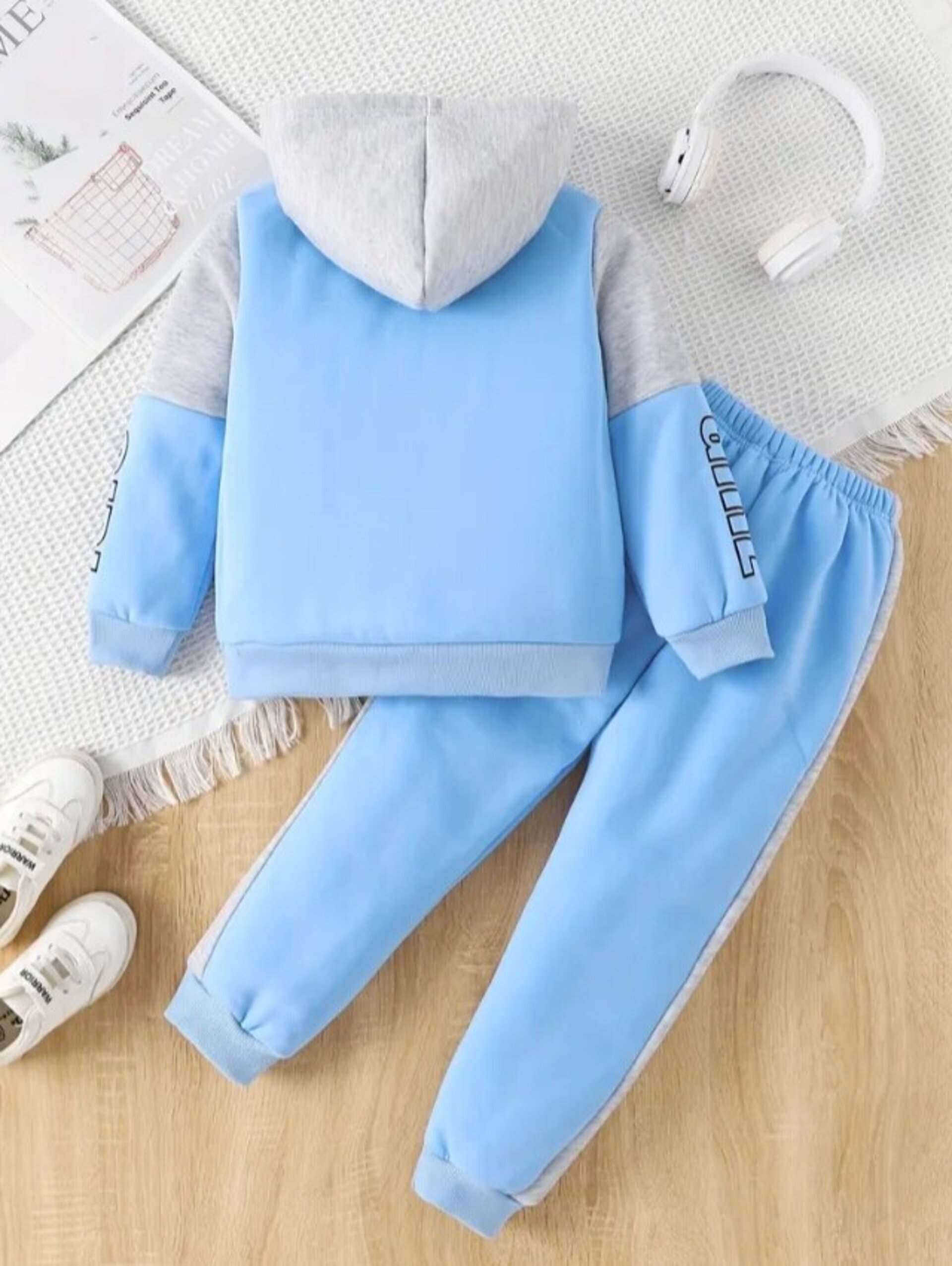 conjunto de sudadera con capucha para niña - 2