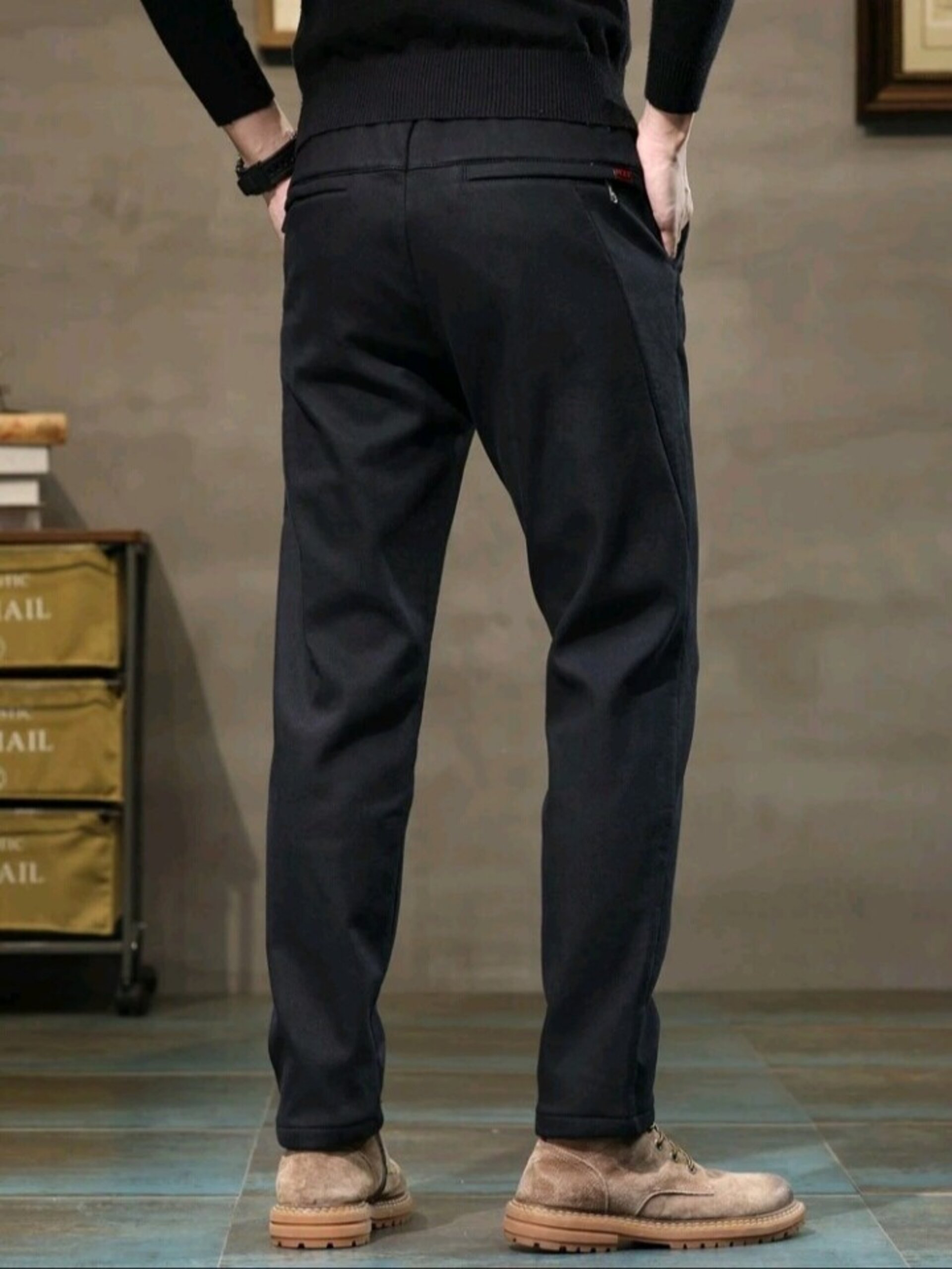 Pantalones entallados de hombre - 4