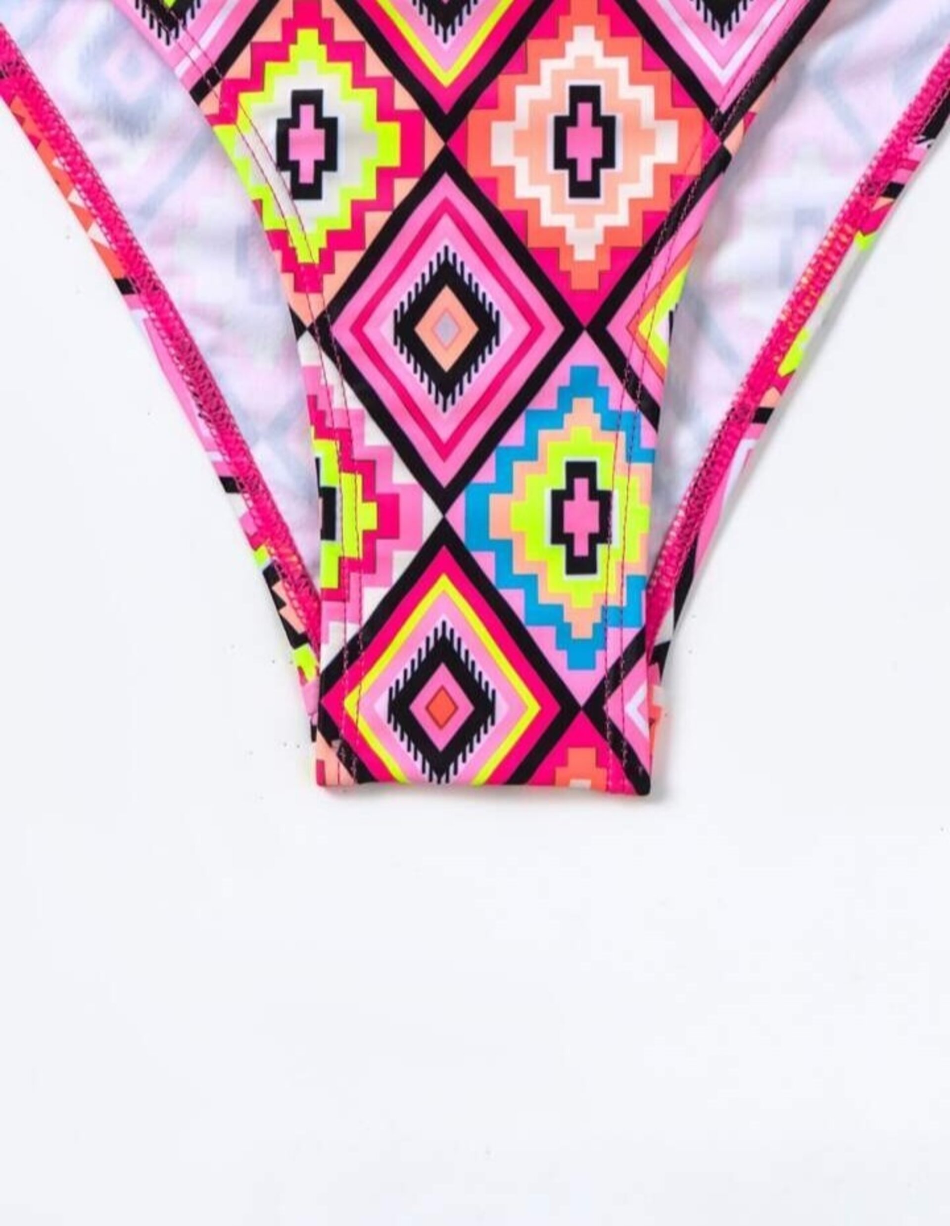 Conjunto de bikini para mujer con estampado geometrico - 19