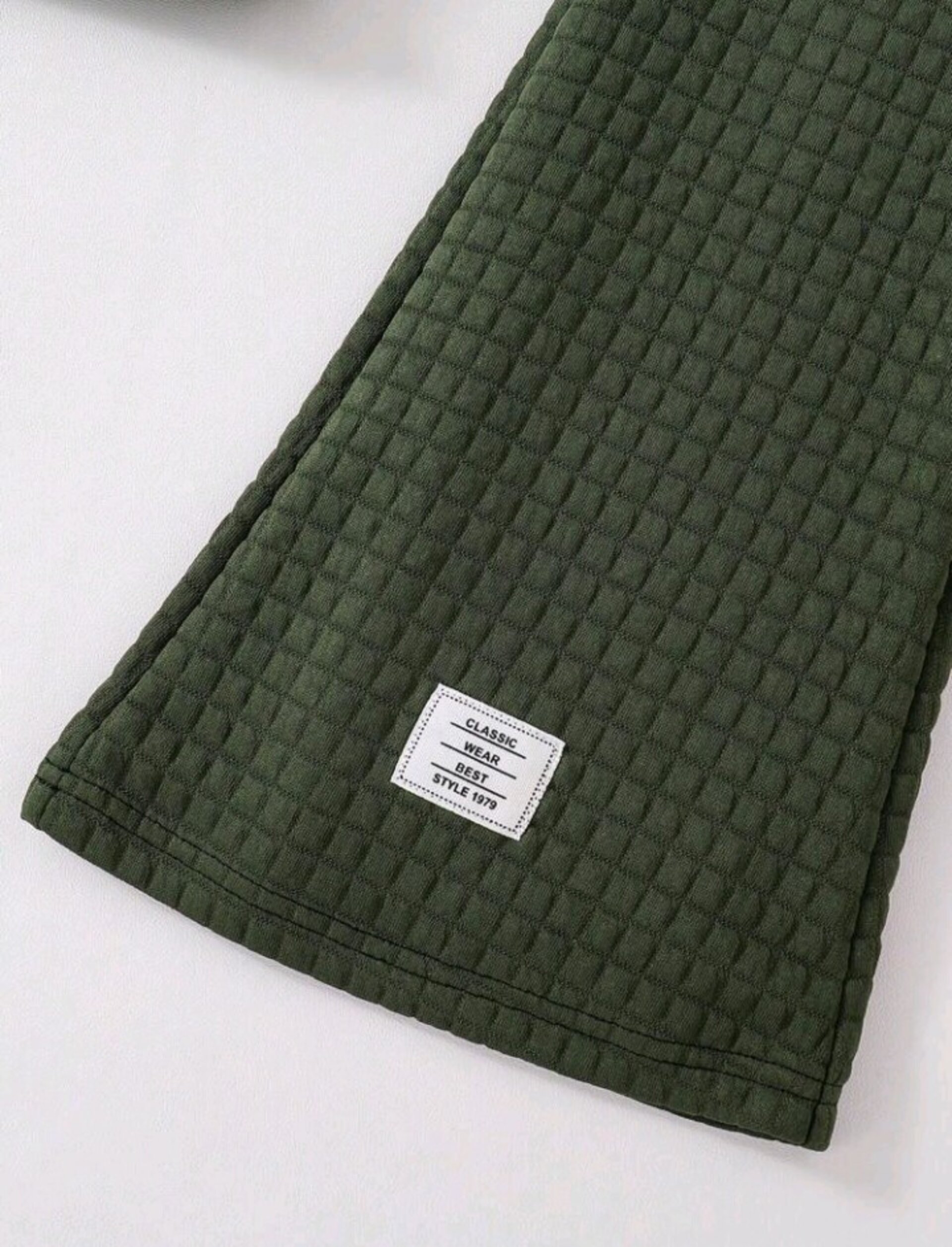 conjunto de sudadera y pantalon de campana para niña - 6
