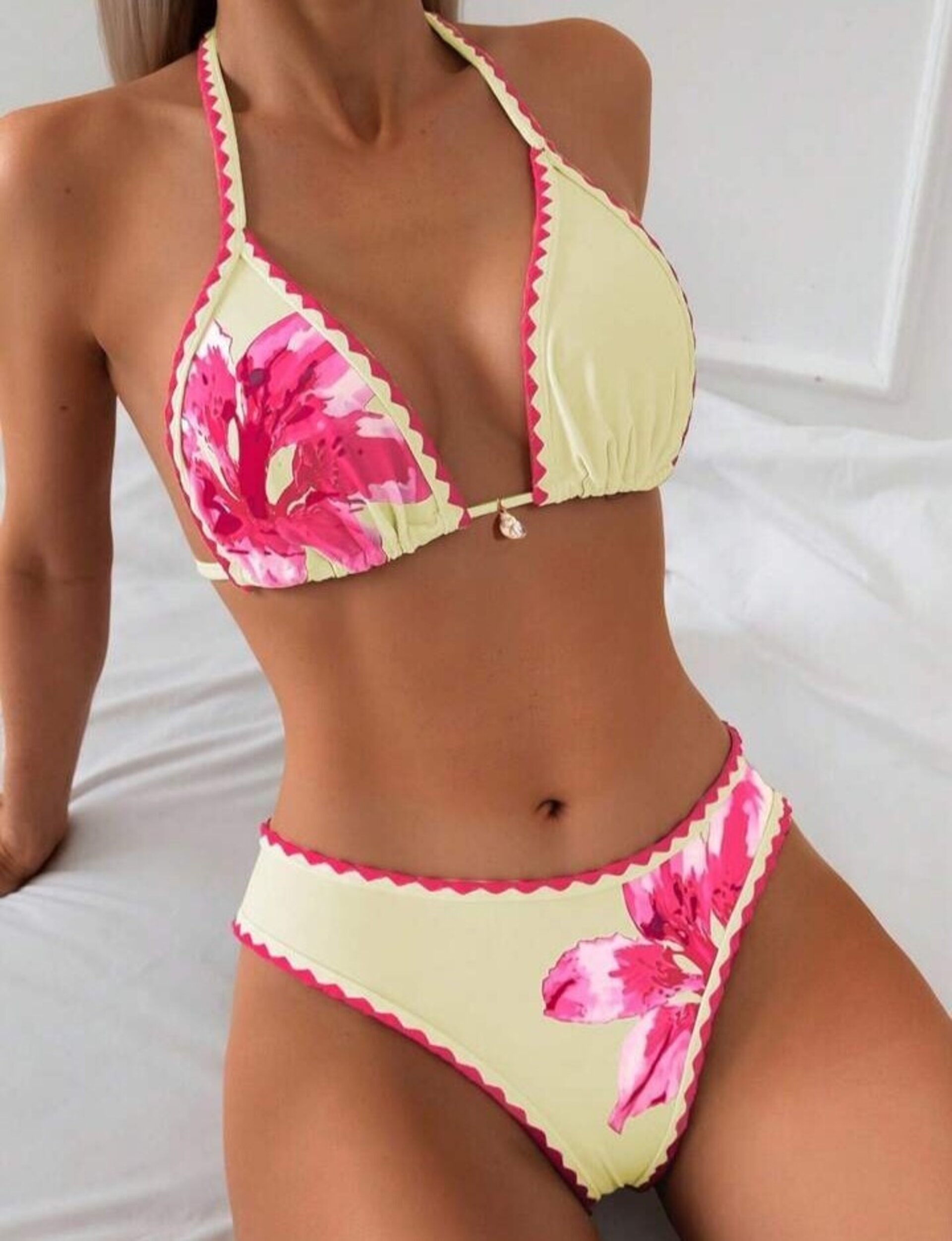 Conjunto de bikini con estampado para mujer - 8