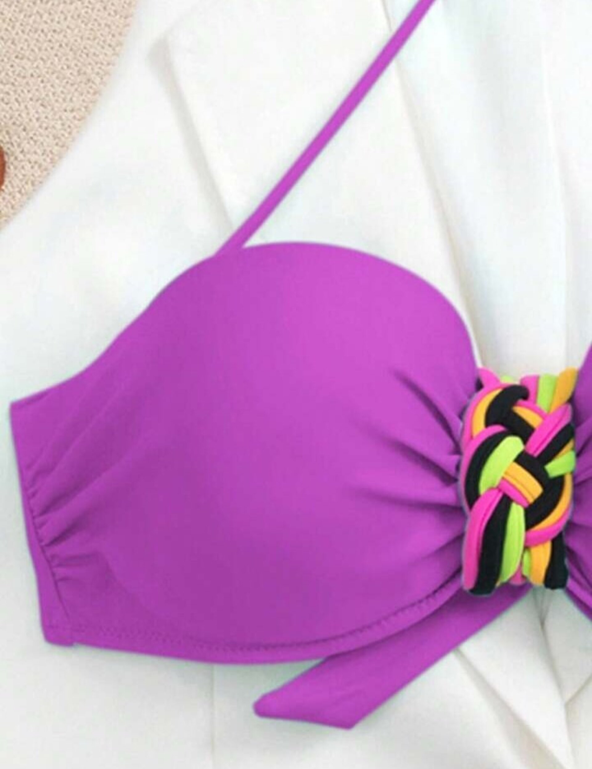 Conjunto de bikini para mujer con estampado geometrico - 7