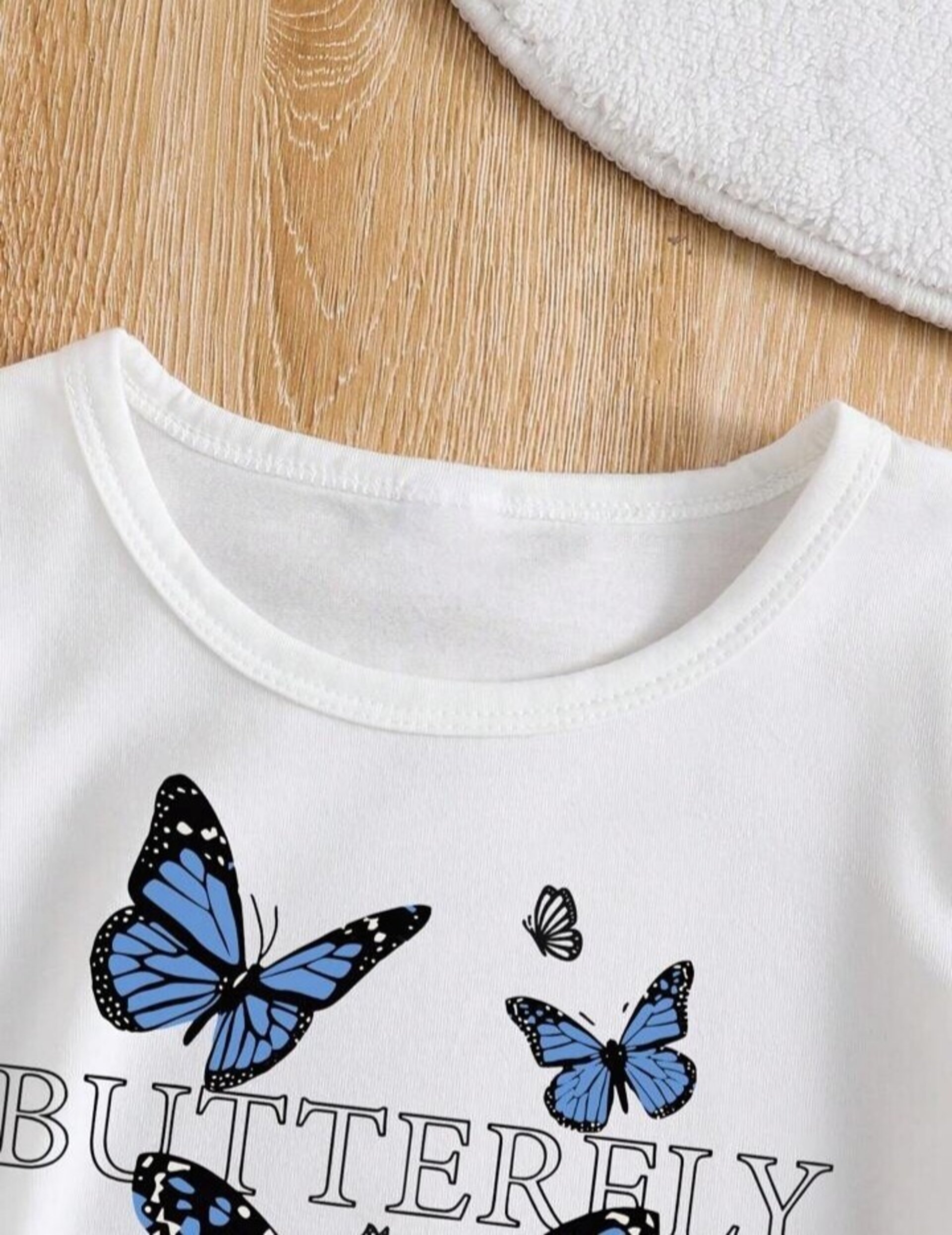 Conjunto de blusa de manga corta para niña - 6