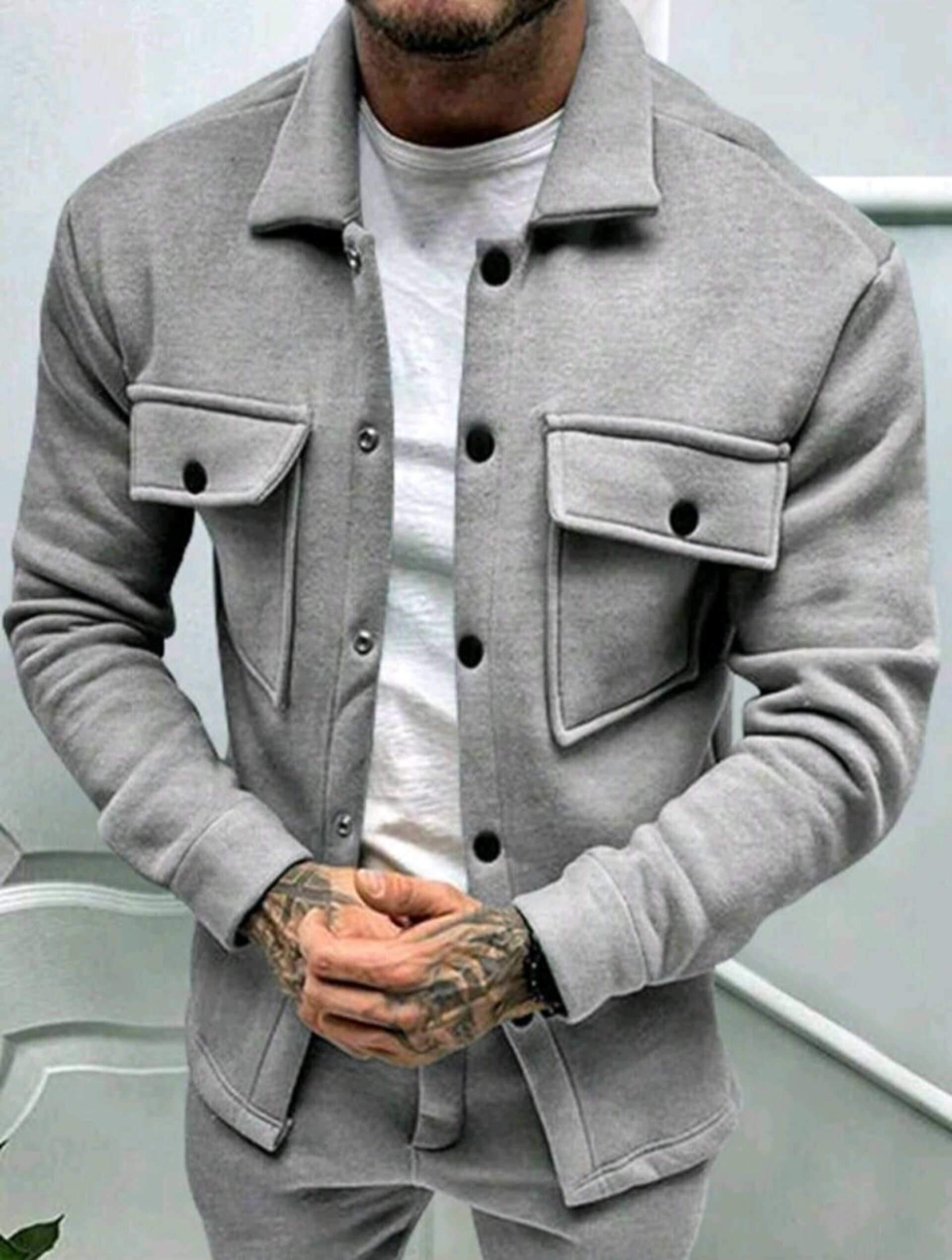 chaqueta casual ligera para hombre. - 8