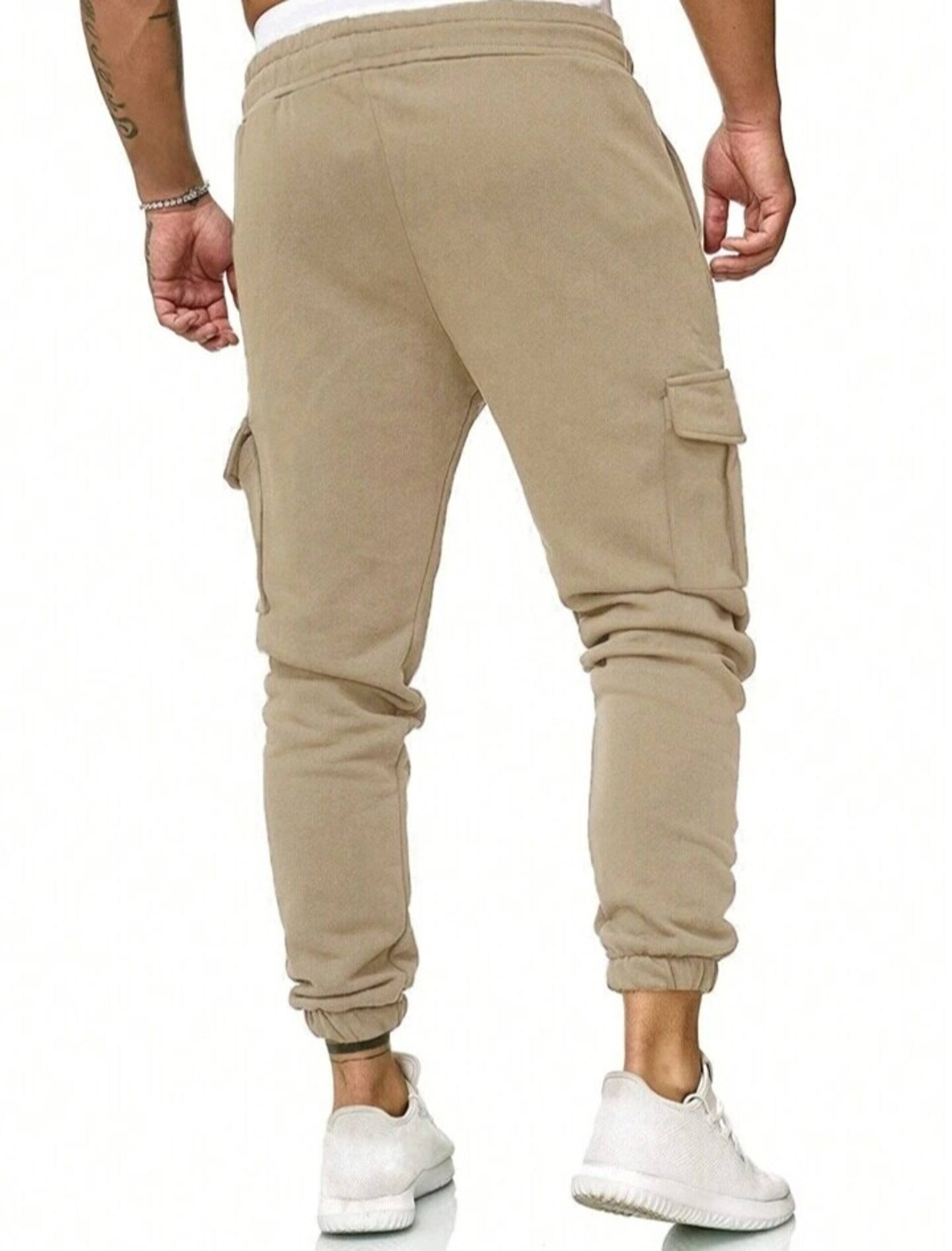 Pantalones deportivos con bolsillo lateral para hombre - 5