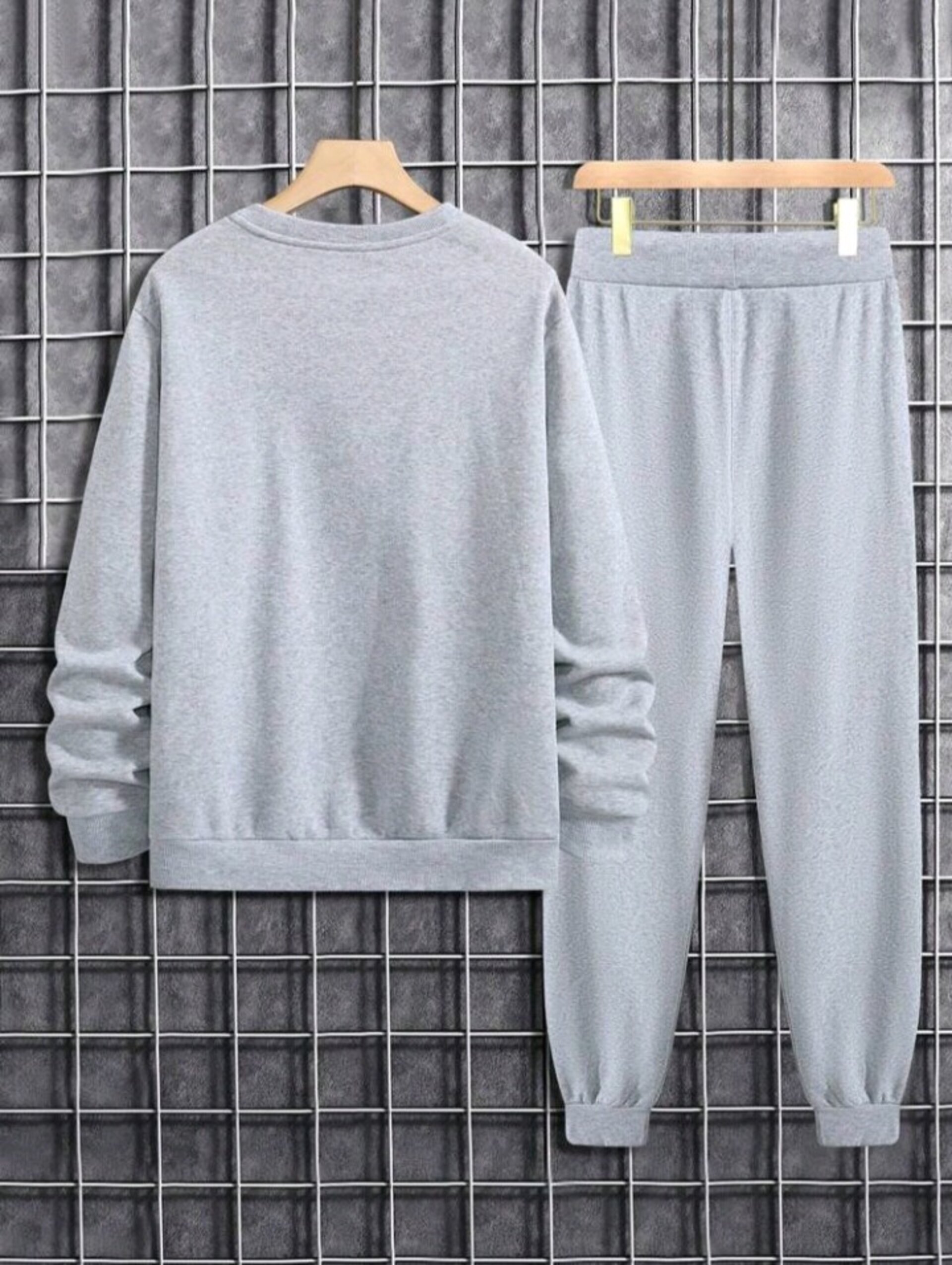 conjunto de sudadera con estampado de oso - 3