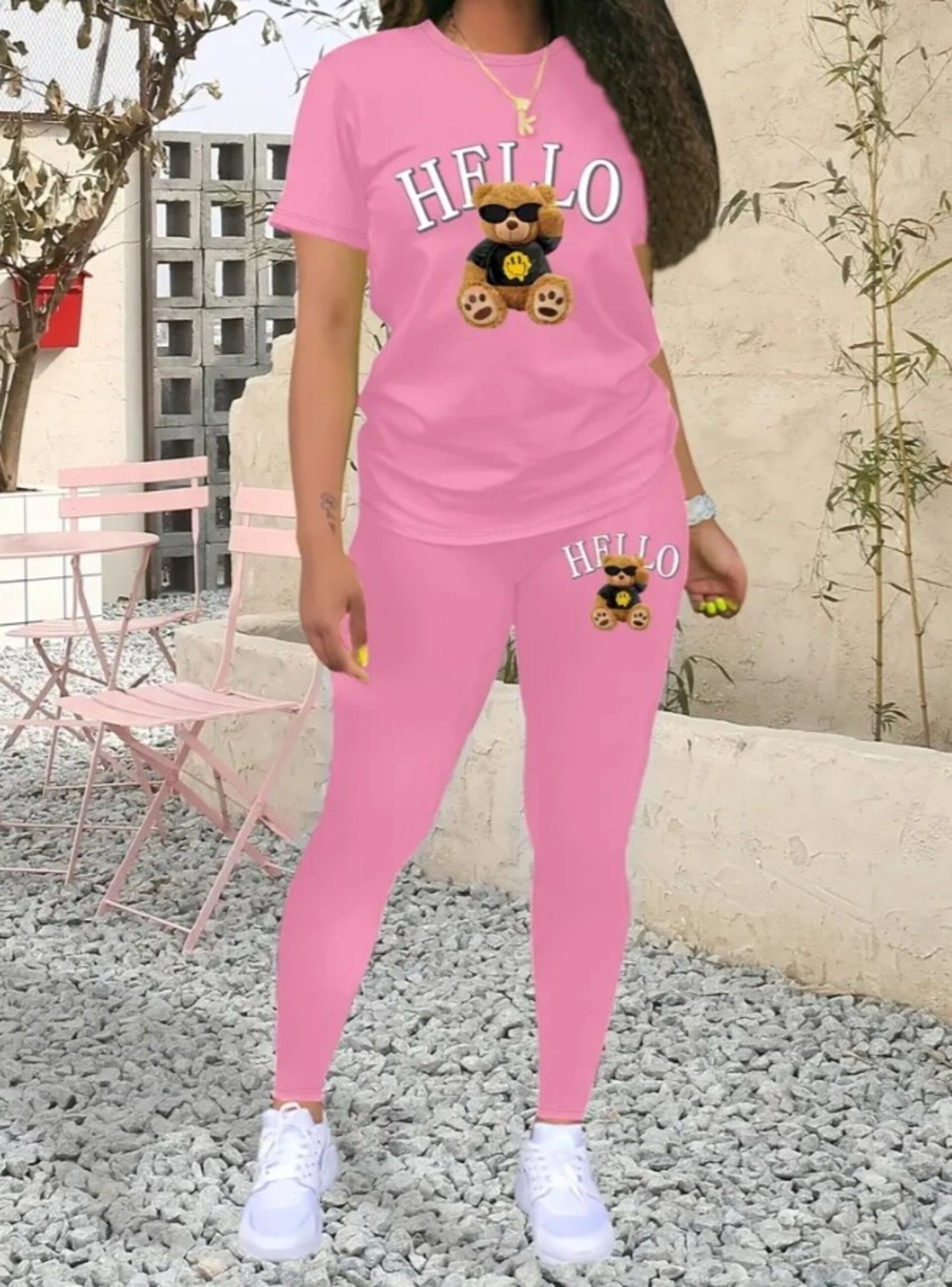 conjunto de leggings casuales mujer - 7