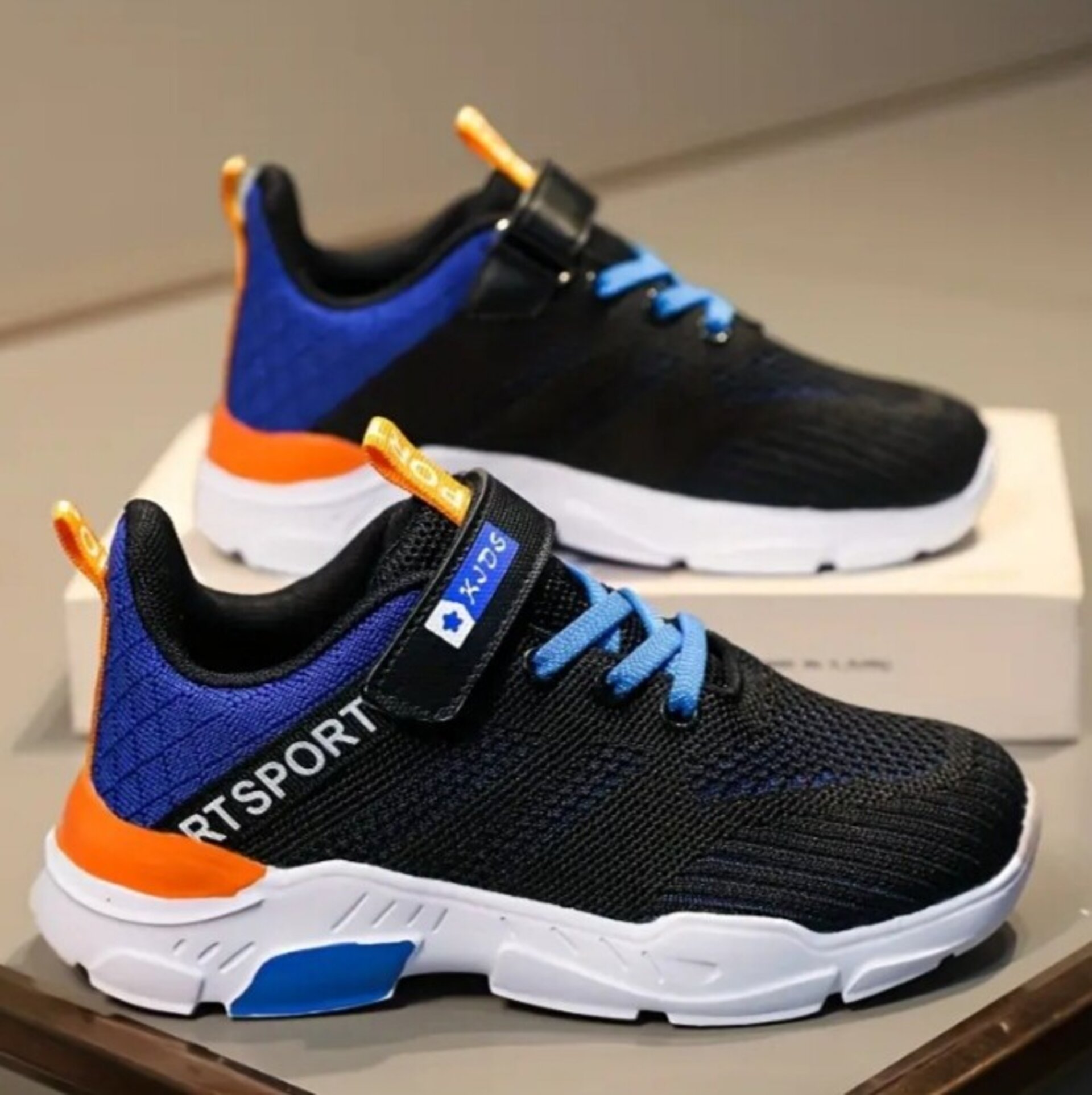 zapatillas de running comodos de baja altura para niños, - 4