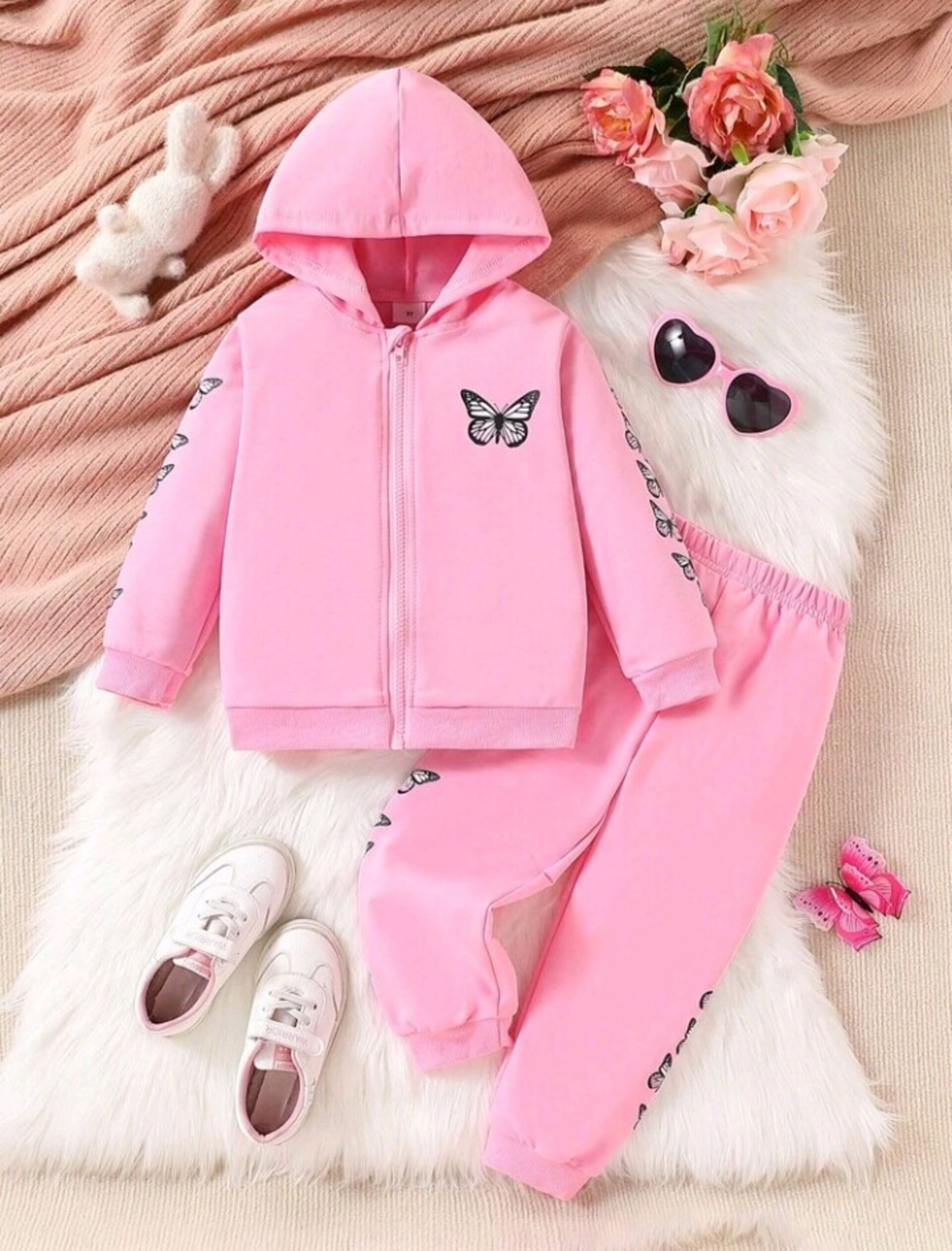 conjunto sudadera con capucha de niña - 8