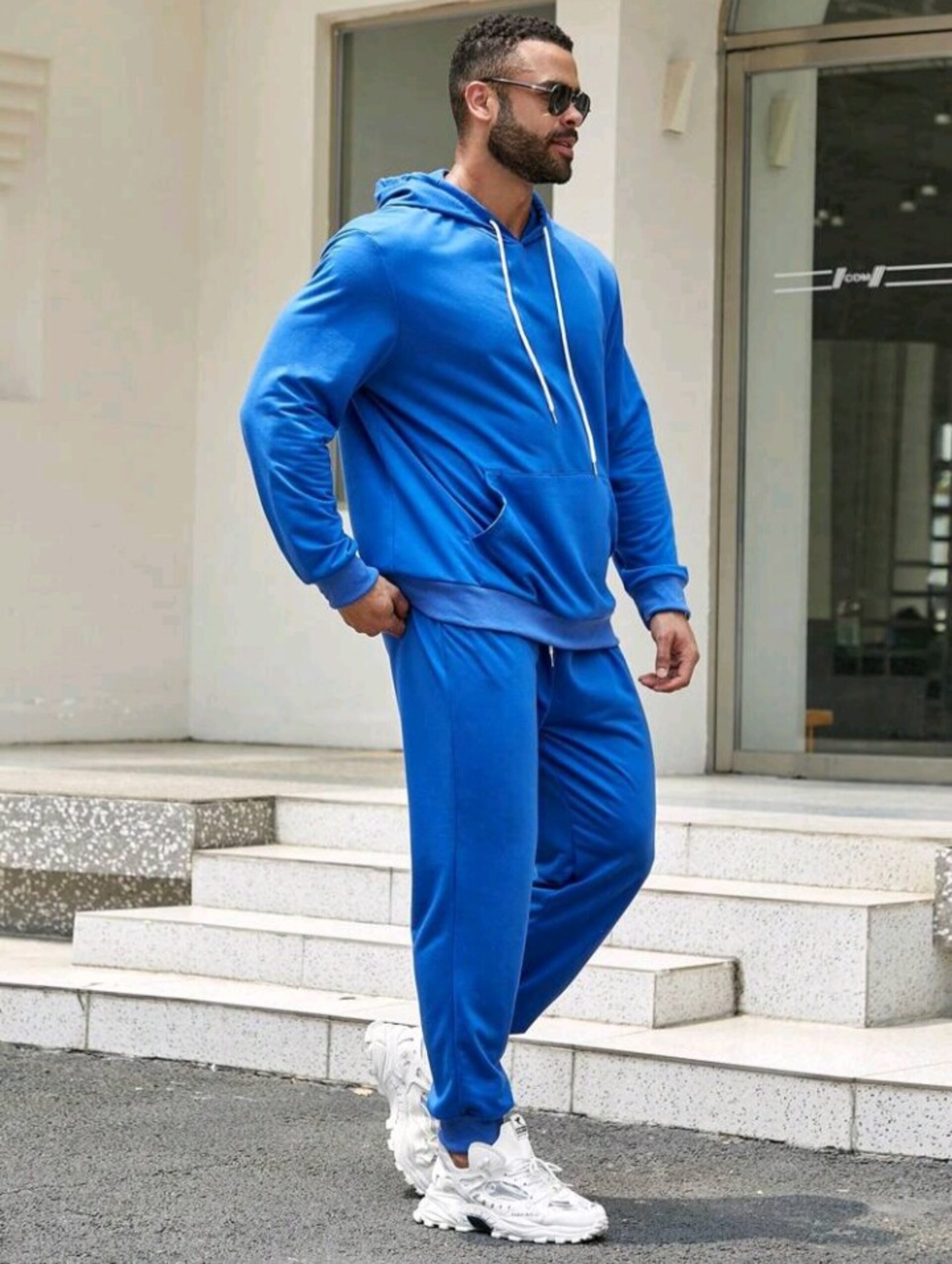 Conjunto de sudadera con mangas largas tallas grandes - 4