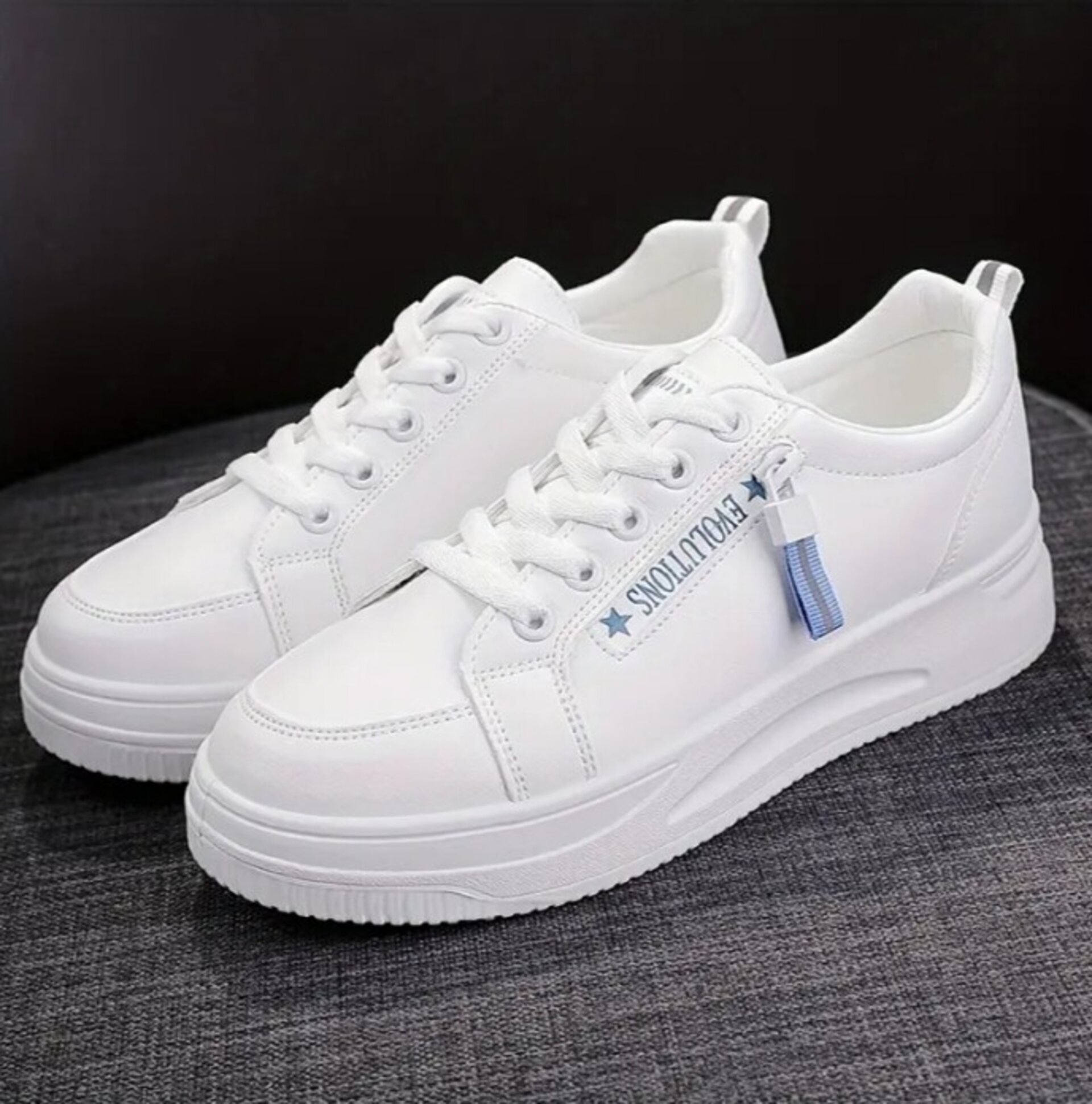 zapatillas planas de cordoneras para mujer - 4