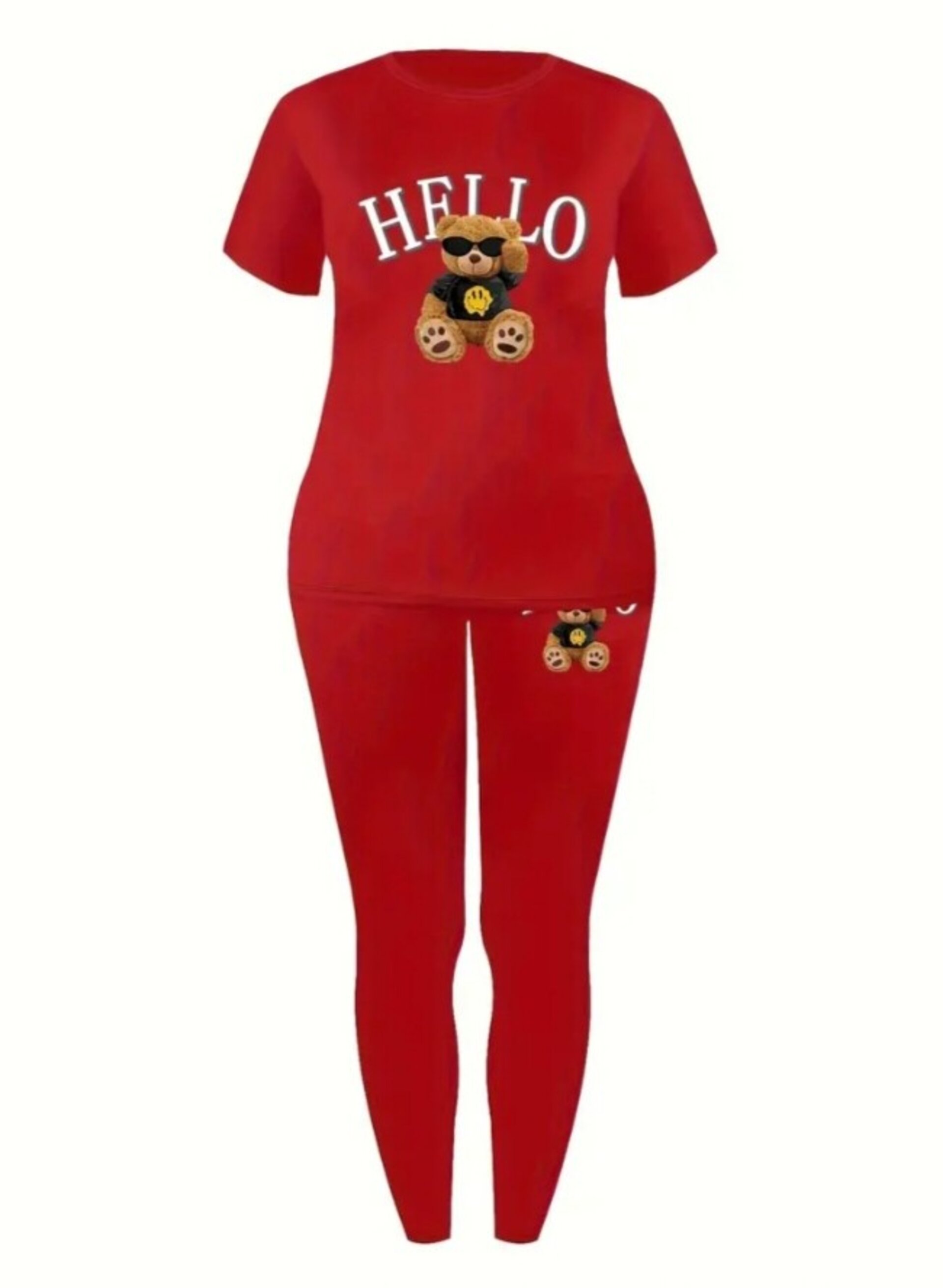 conjunto de leggings casuales mujer - 2
