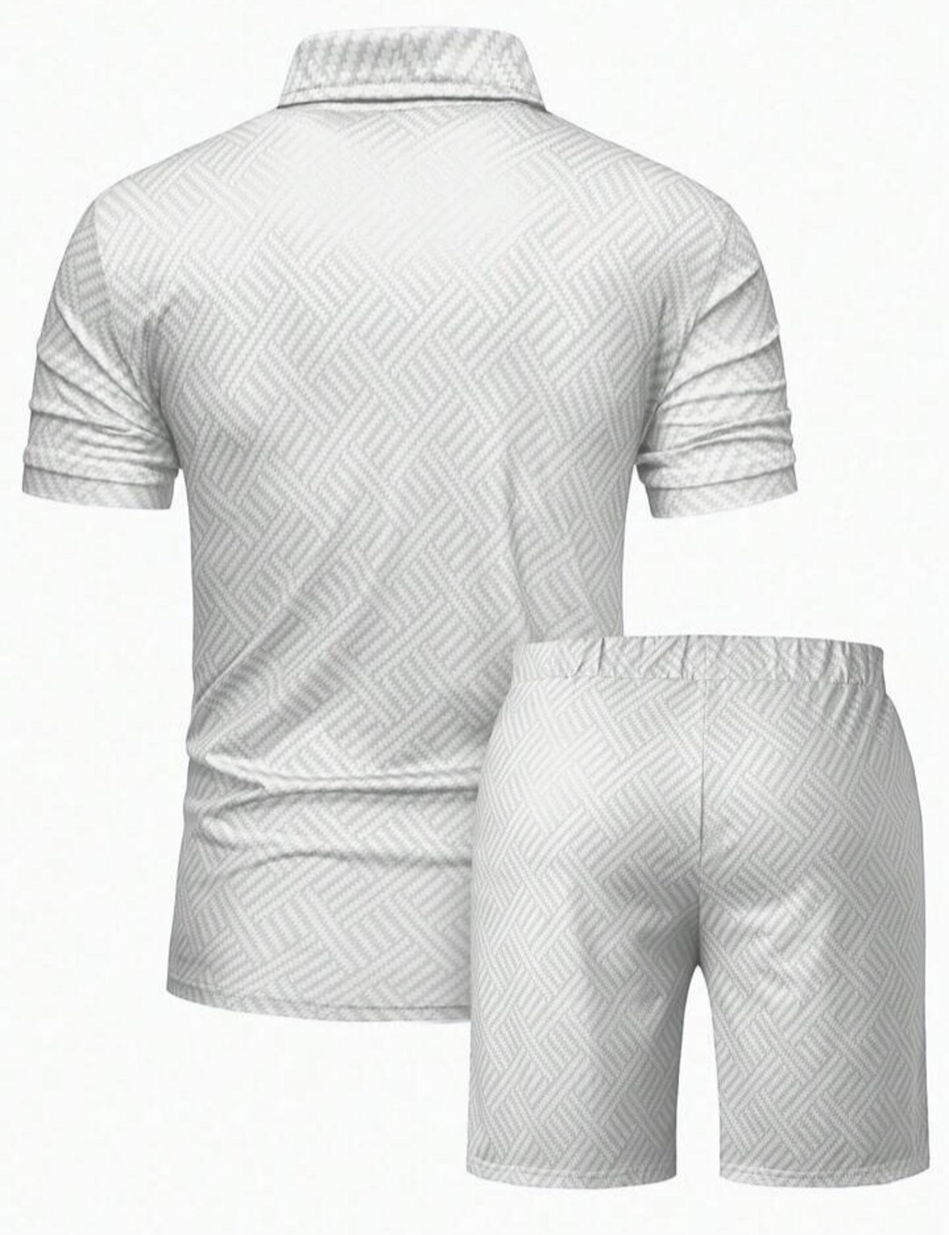 Conjunto de camisa y pantalón corto hombre - 3
