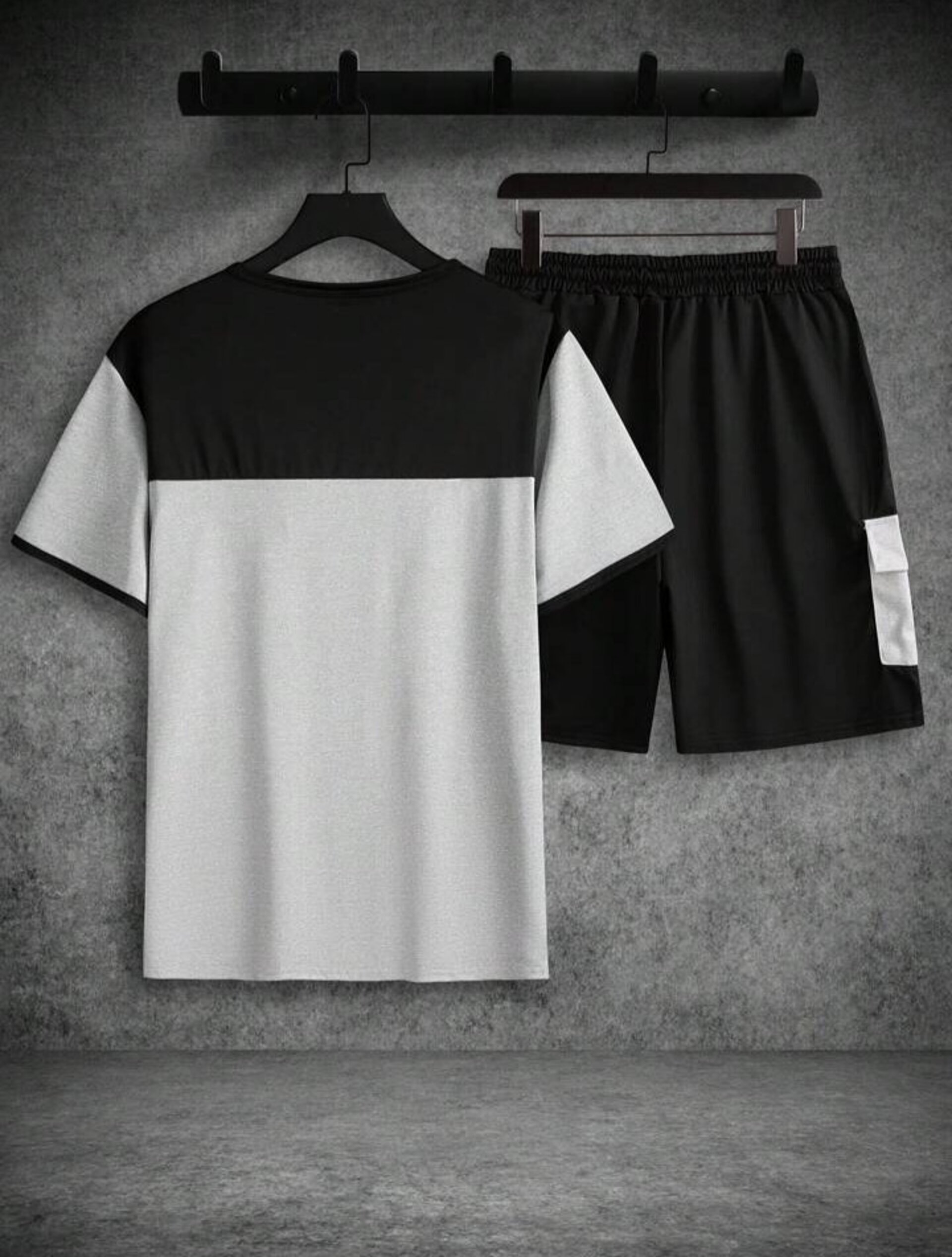 Conjunto de manga corta para hombre - 8