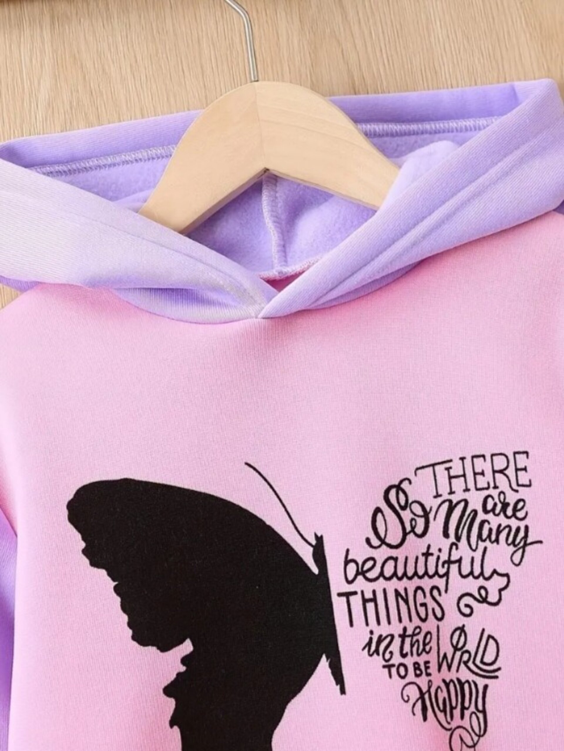 conjunto de sudadera con capucha para niña - 7