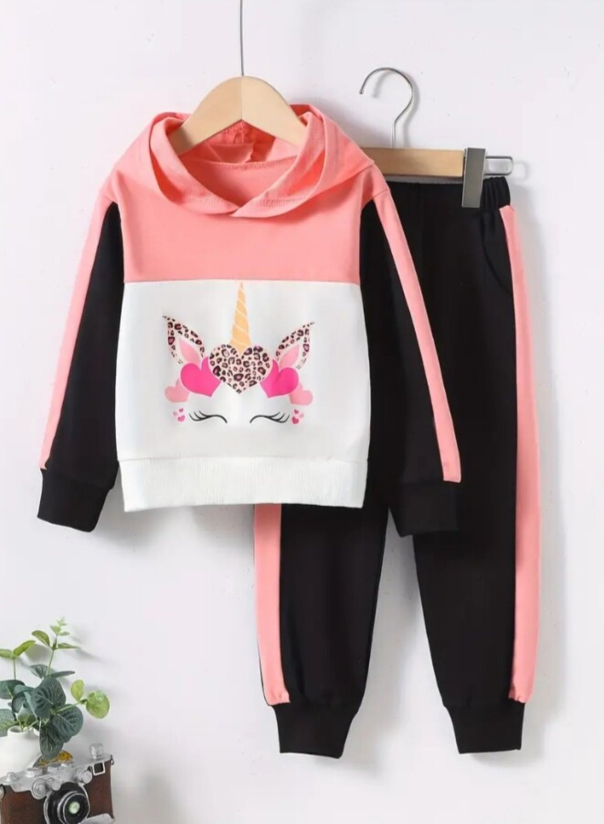 conjunto de sudadera con capucha niña - 11