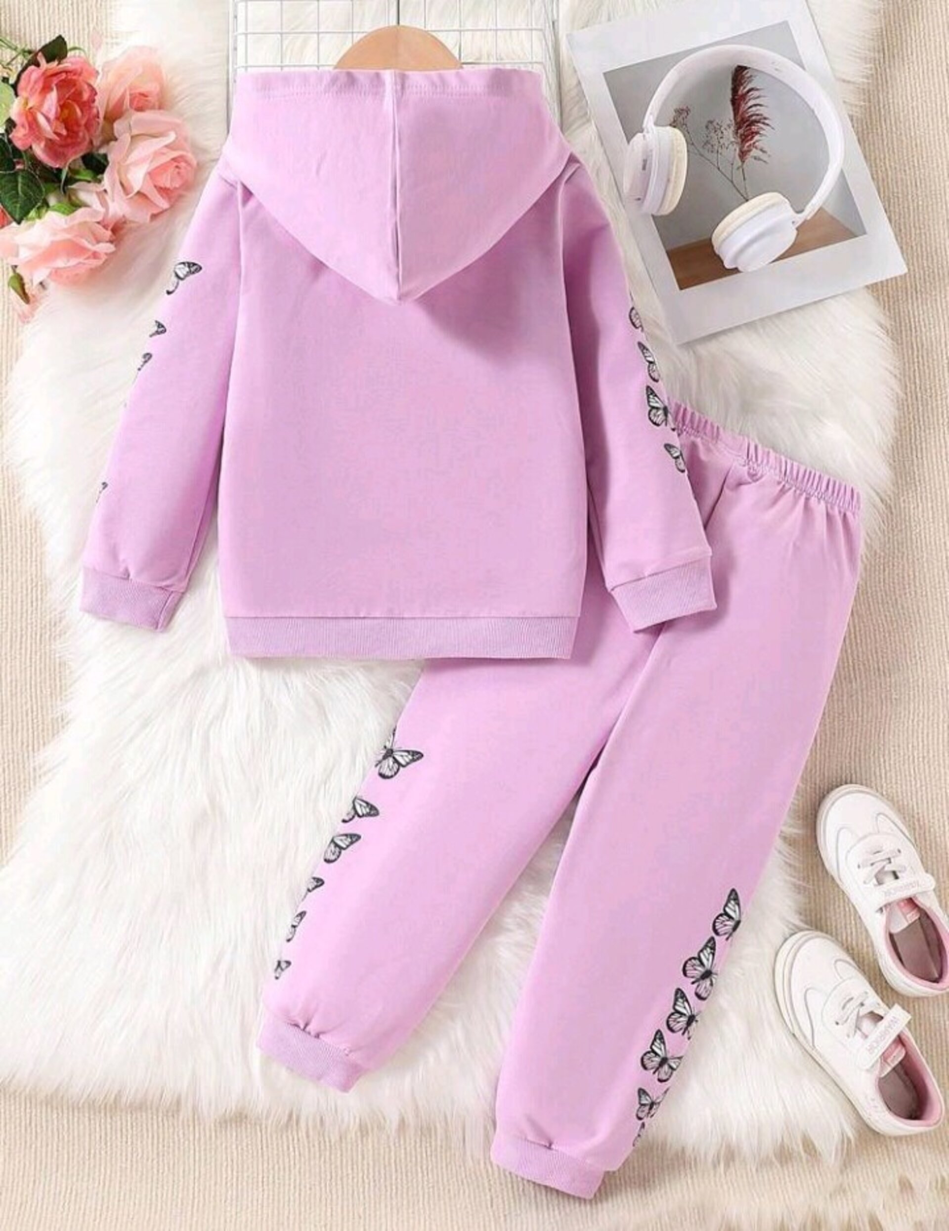 conjunto sudadera con capucha de niña - 2