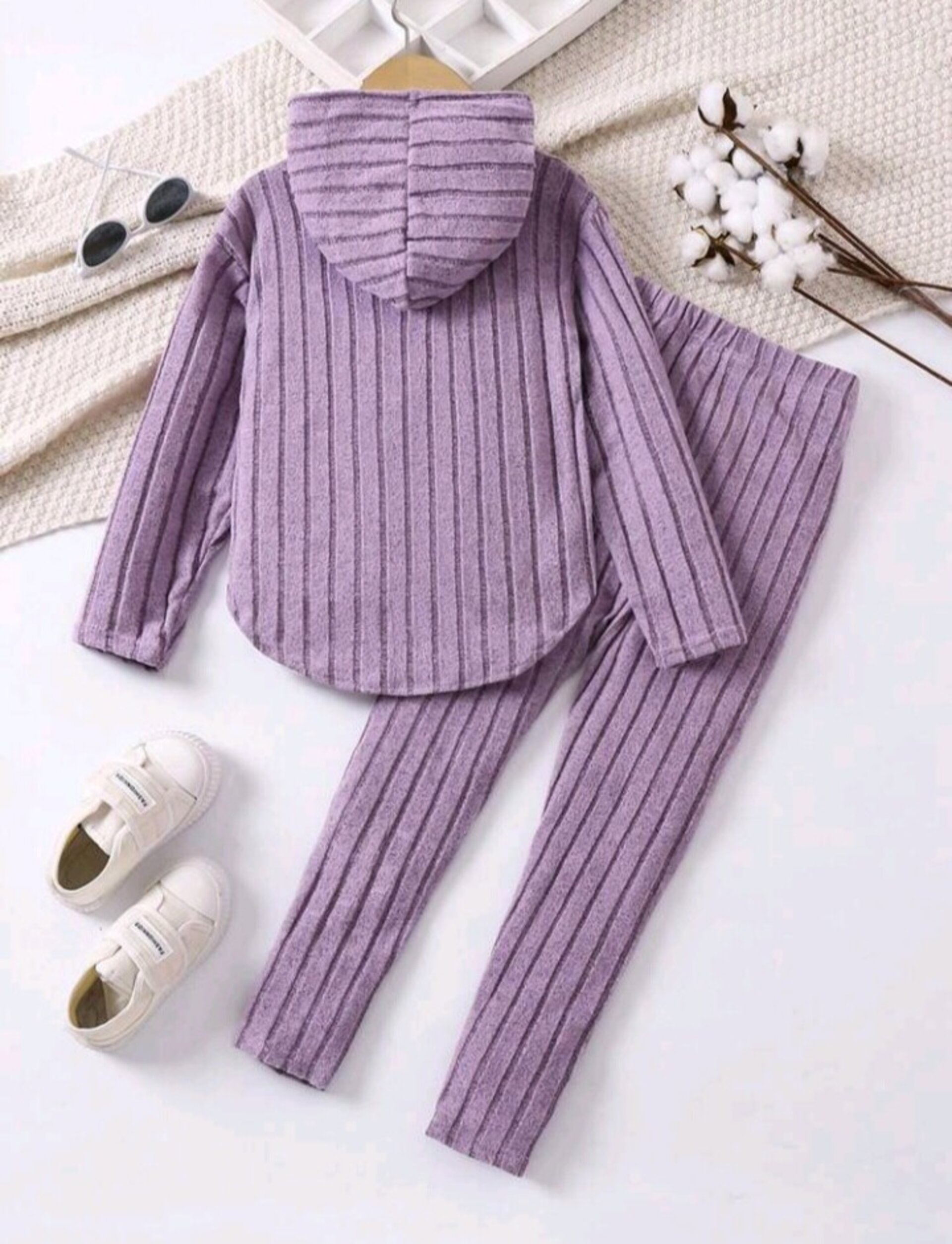 conjunto de camiseta y leggings para niña - 11