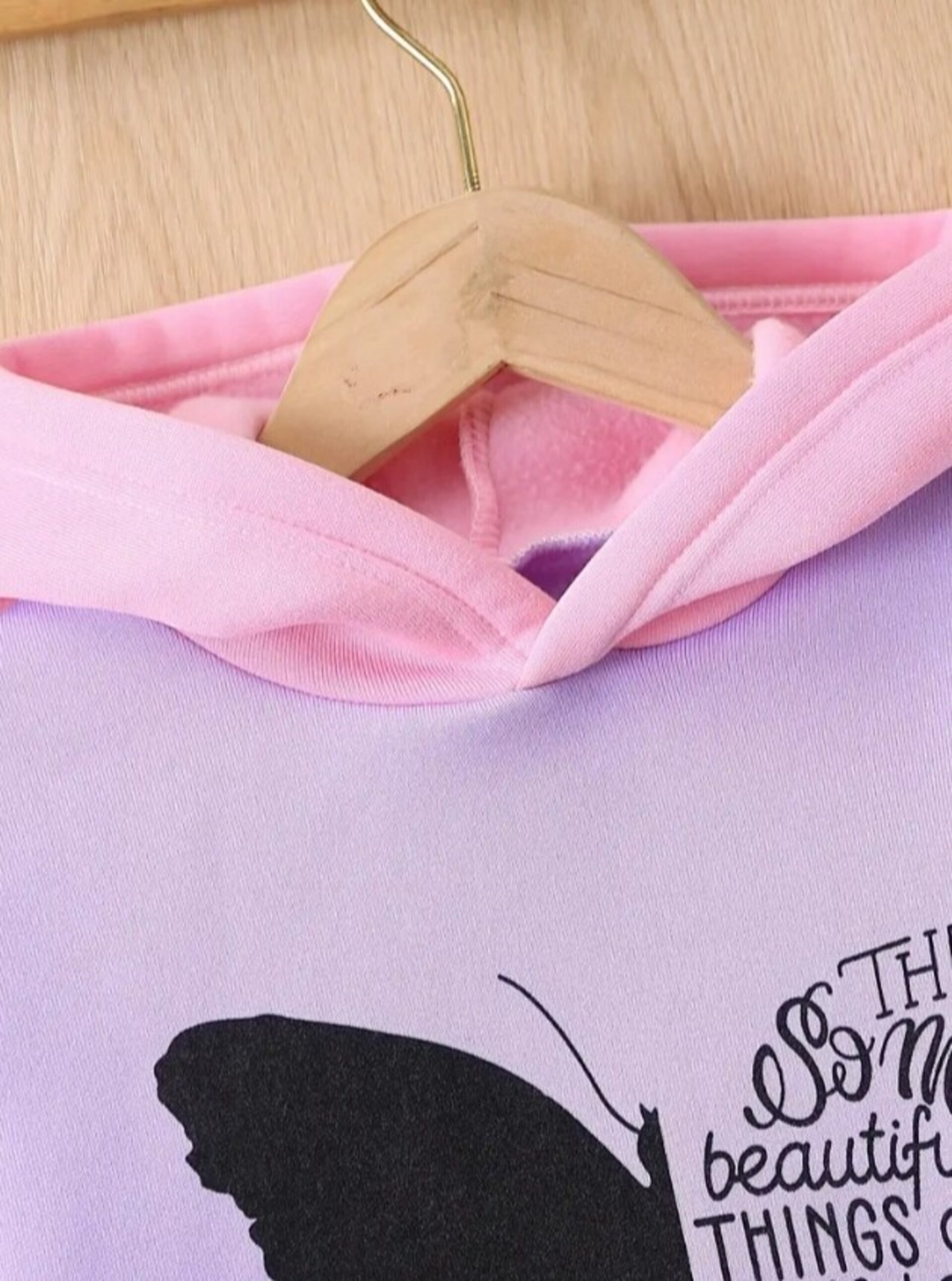 conjunto de sudadera con capucha para niña - 11