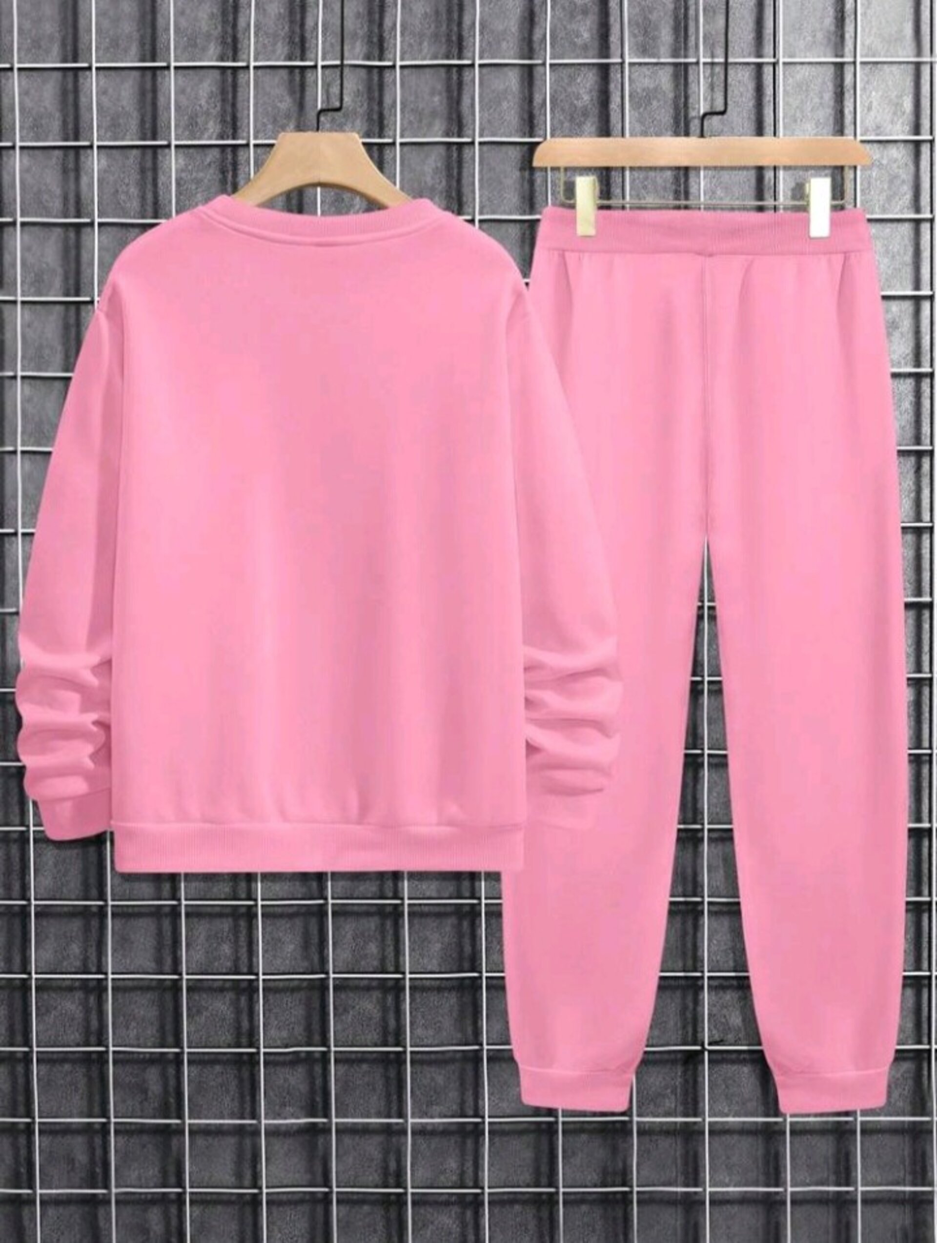 sudadera con estampado de oso y pantalon de chandal - 3