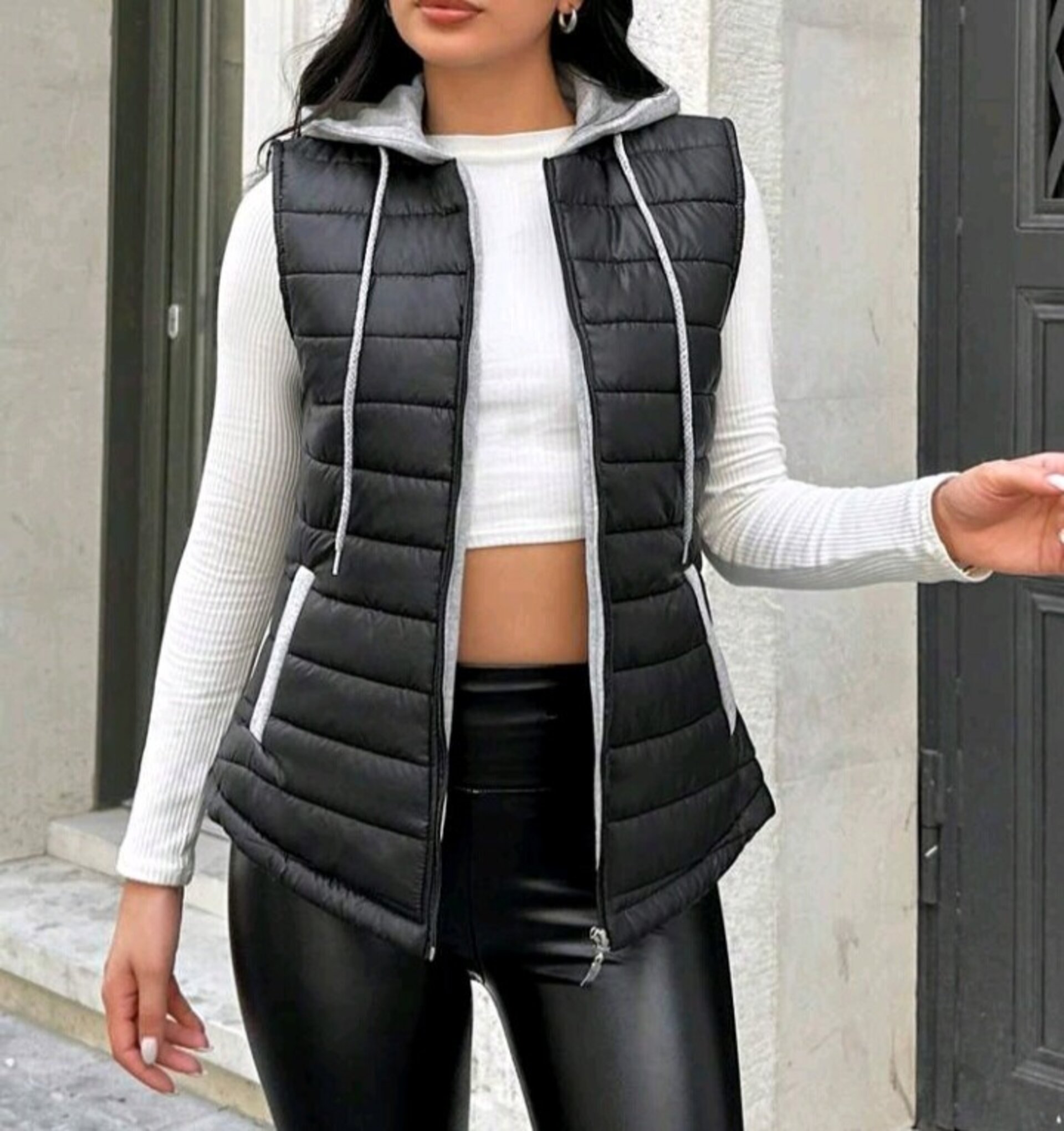 chaleco acolchado para mujer - 3