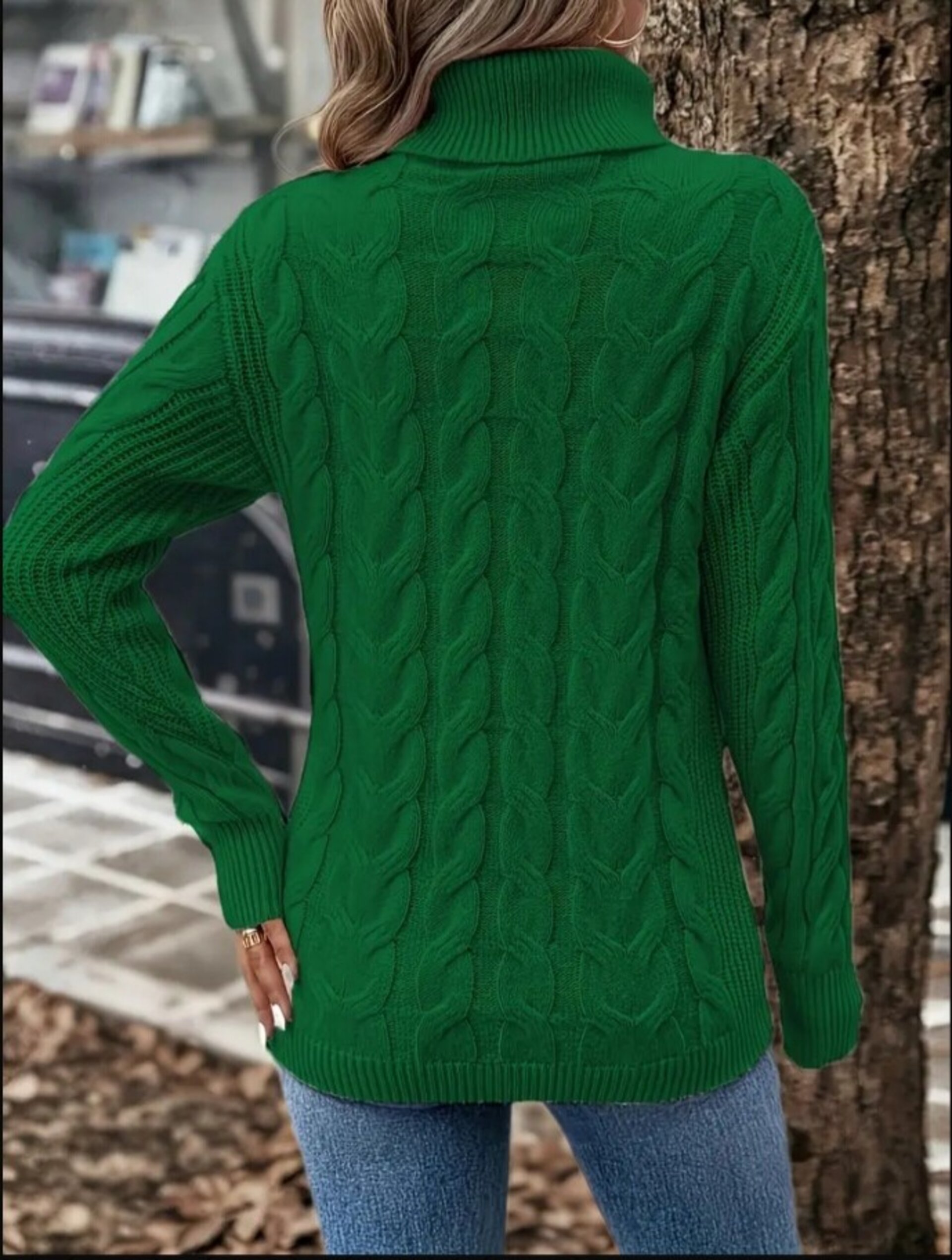 jersey de cuello alto de mujer - 2