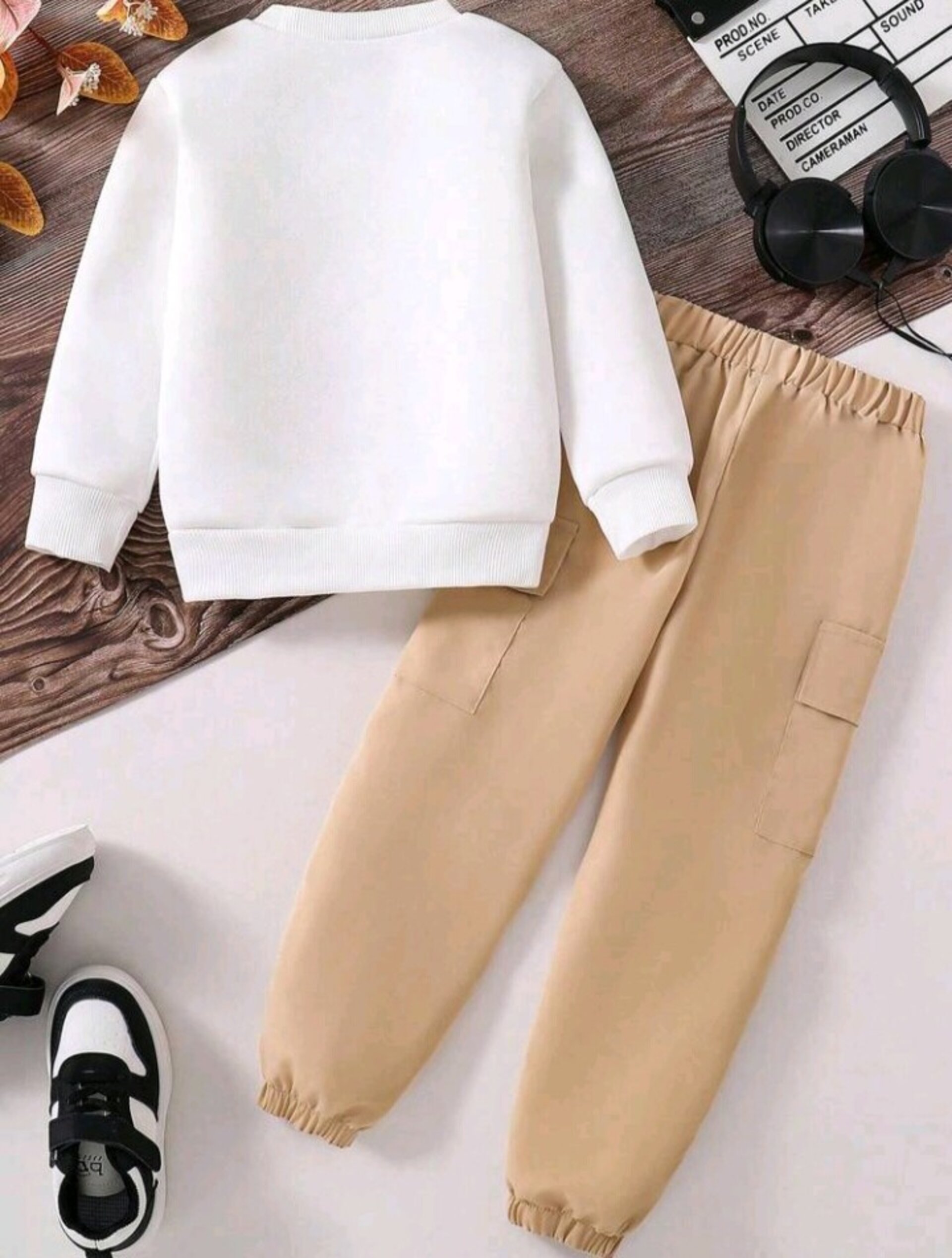 conjunto de manga larga de niño - 2