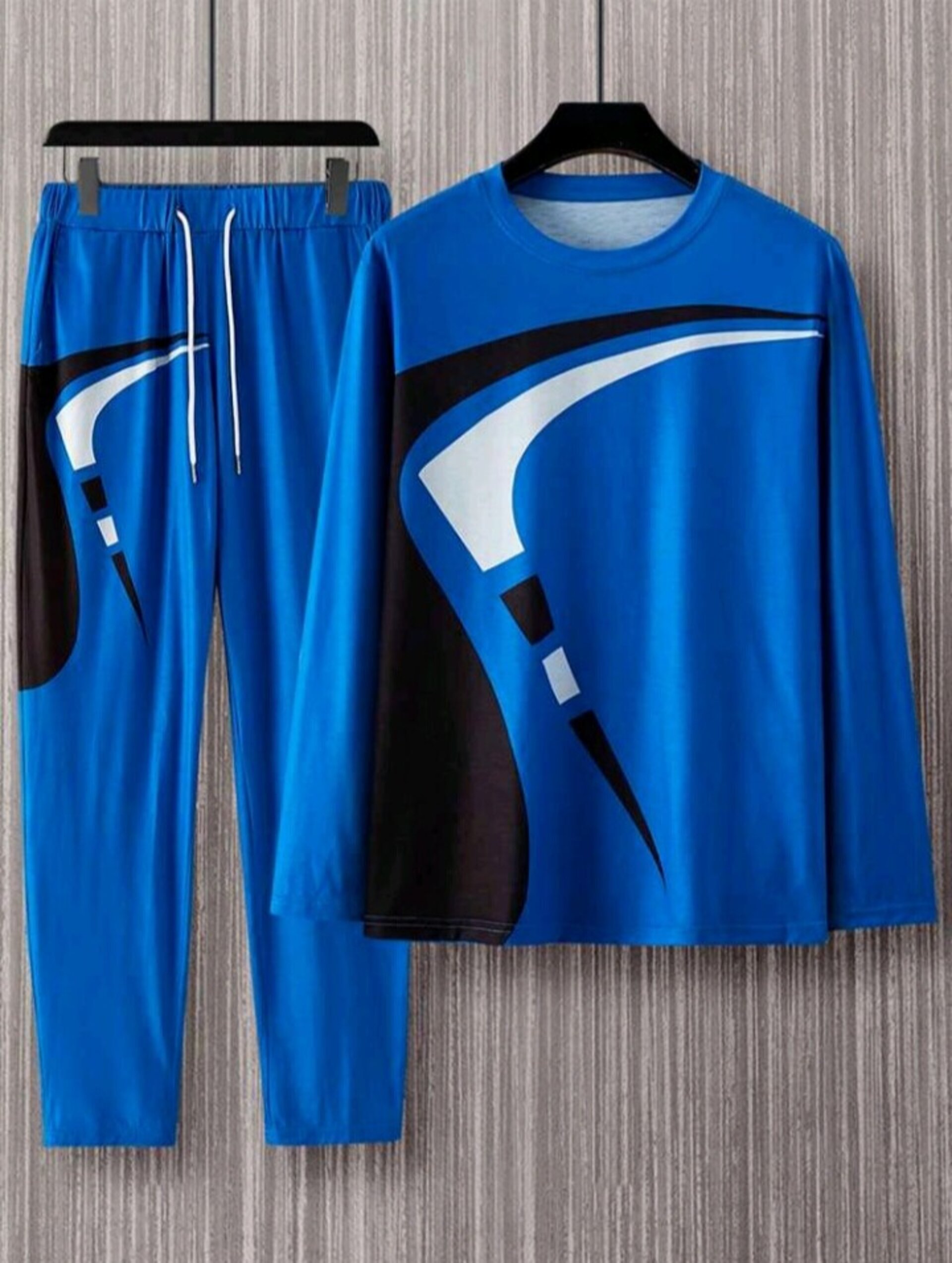 conjunto casual manga larga - 2