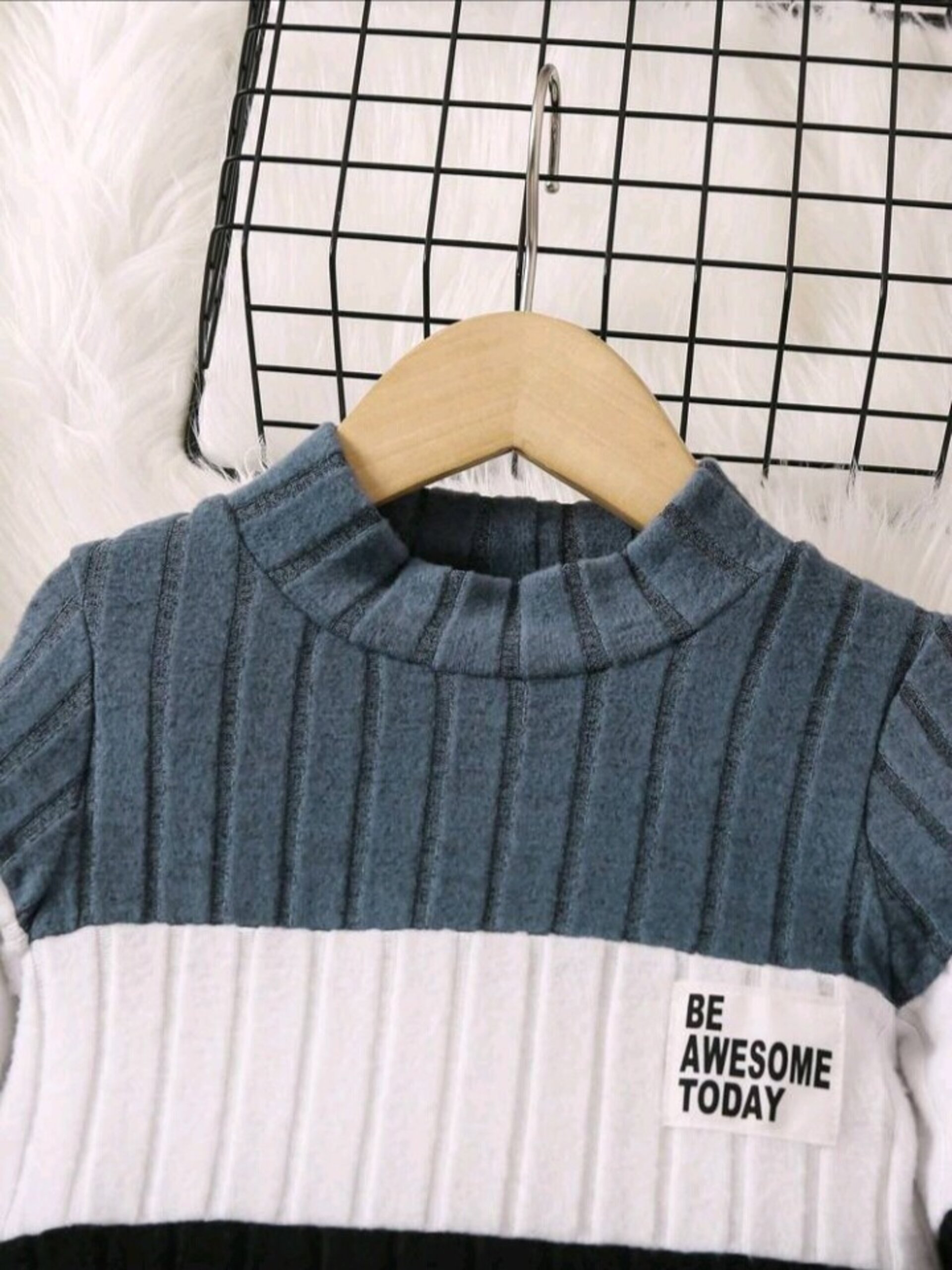 conjunto casual de sudadera y pantalon para niño - 13