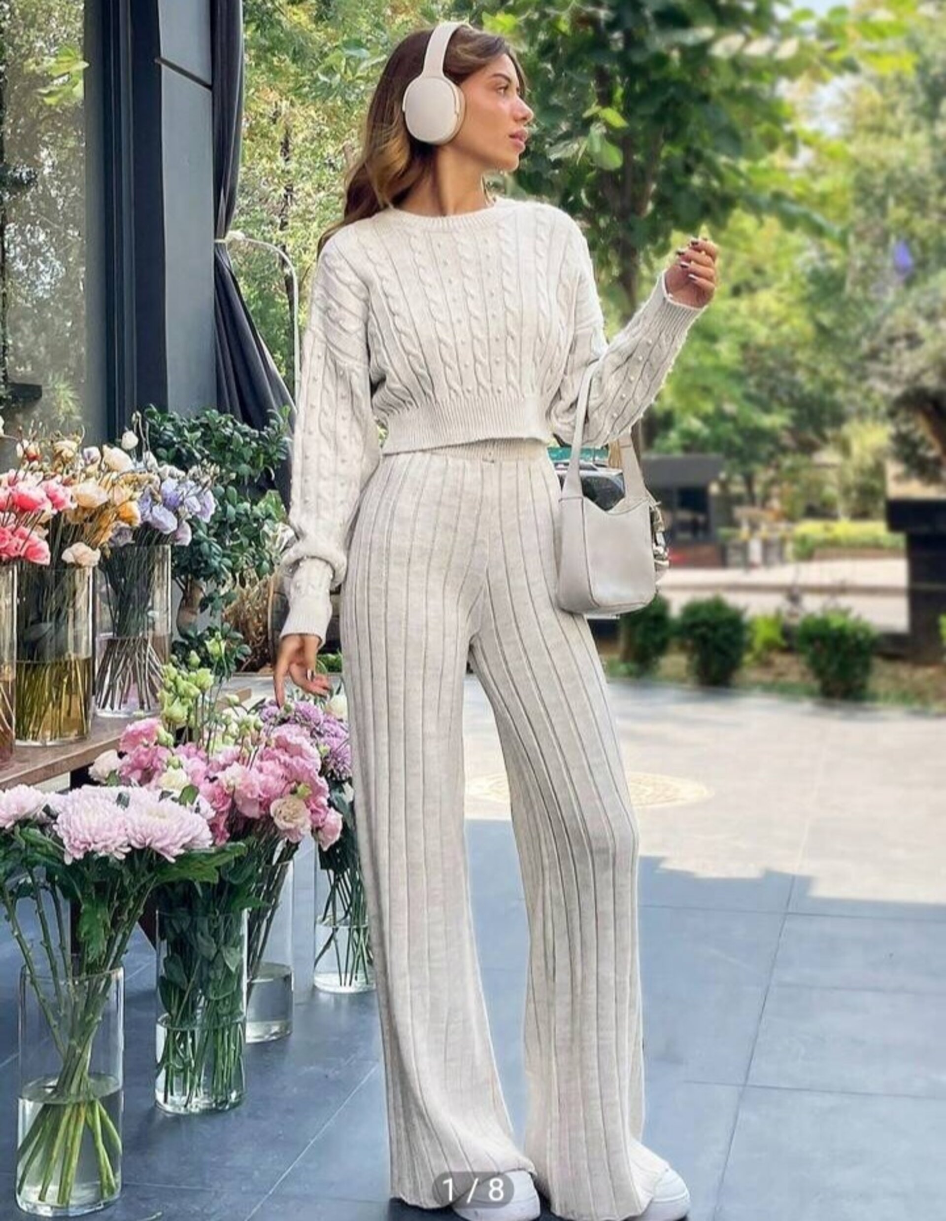 conjunto de sueter y pantalon para mujer - 6