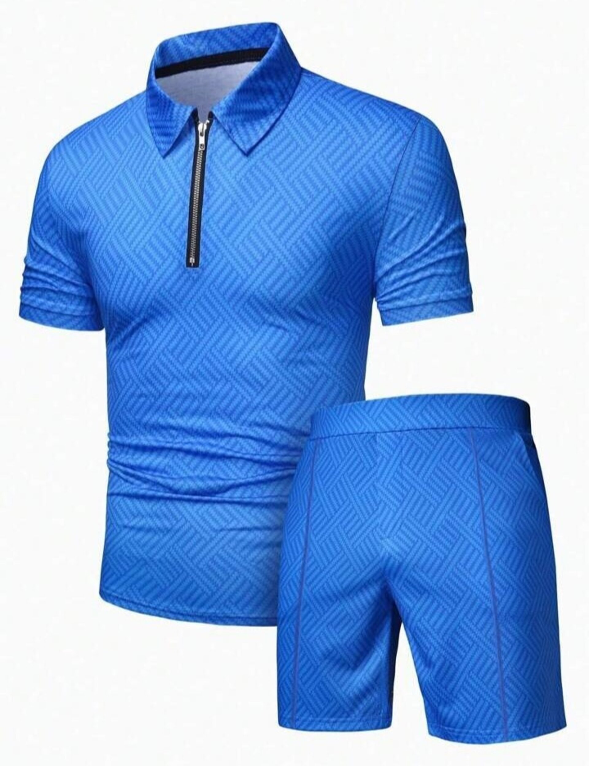 Conjunto de camisa y pantalón corto hombre - 8