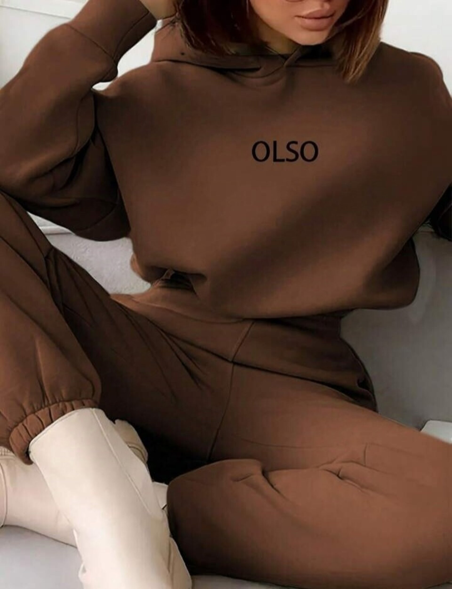 Conjunto de sudadera y pantalón de chándal mujer - 4