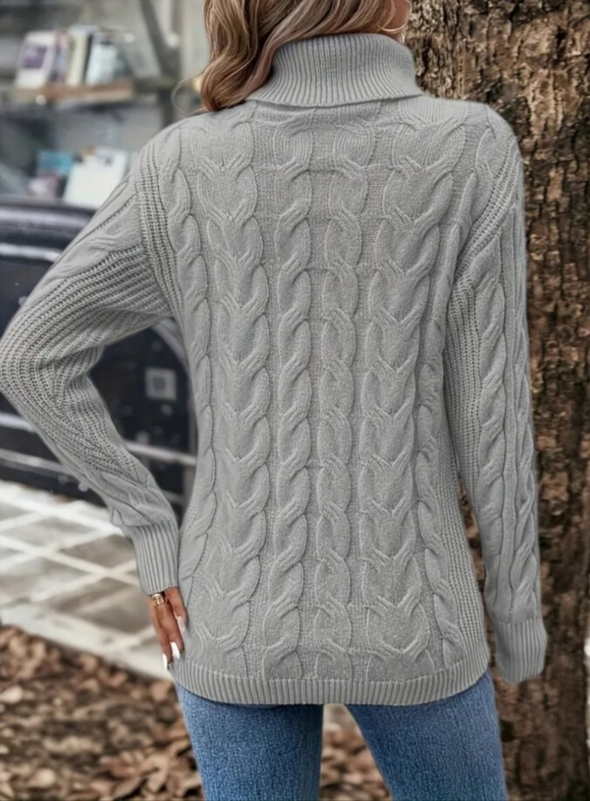 jersey de cuello alto de mujer - 2