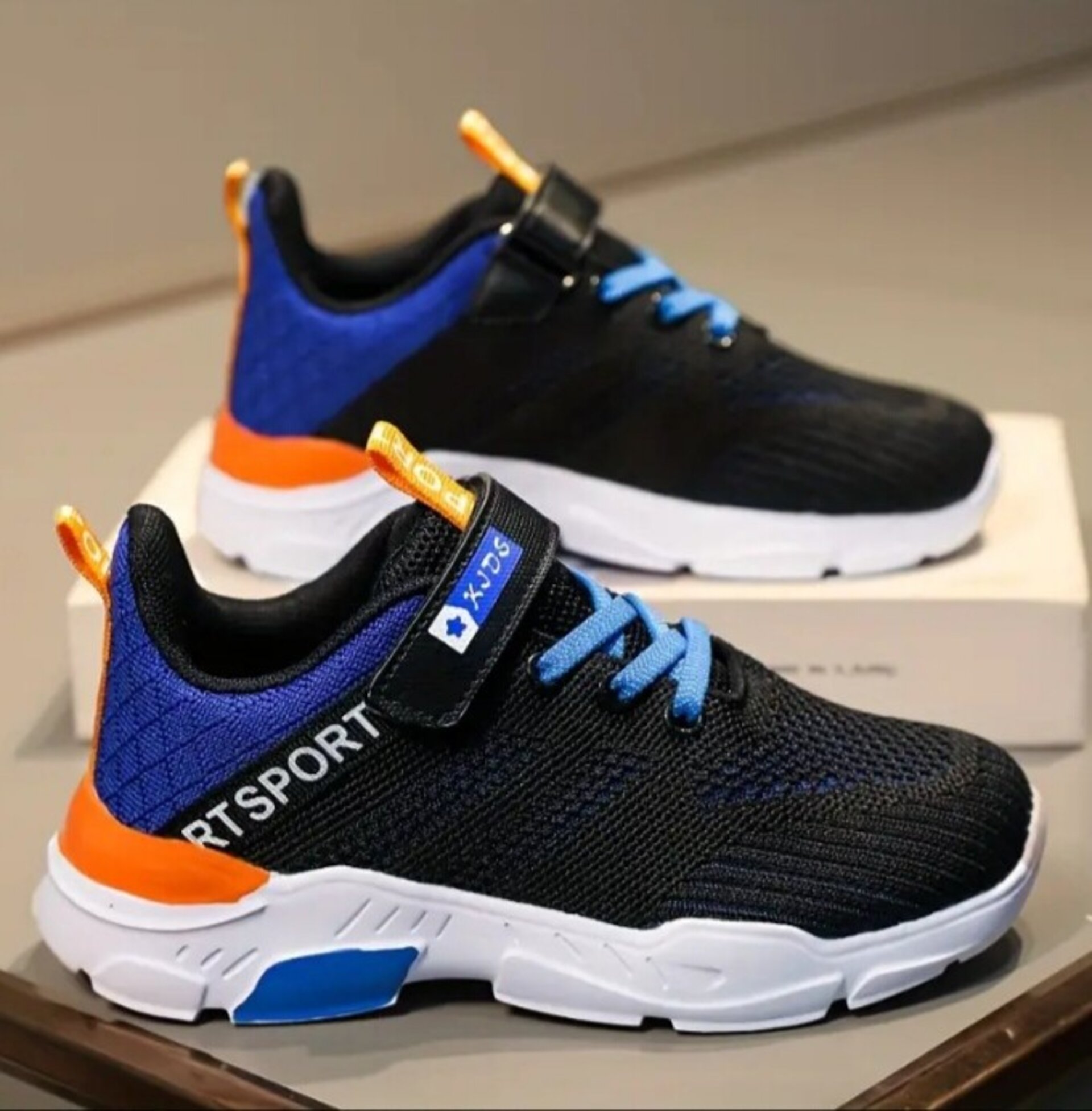 zapatillas de running comodos de baja altura para niños, - 5