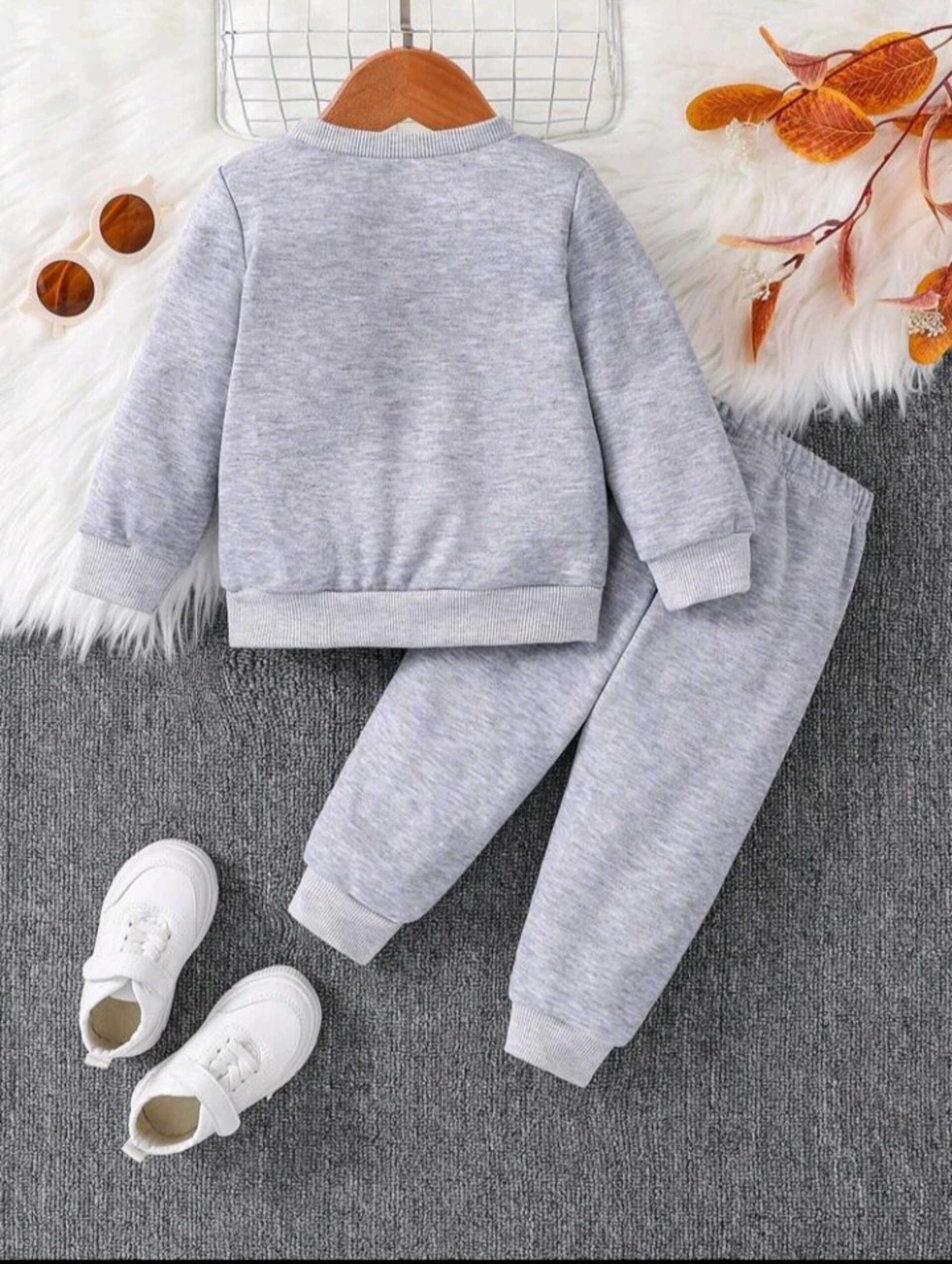 conjunto de niño pequeño con estampado de oso - 10