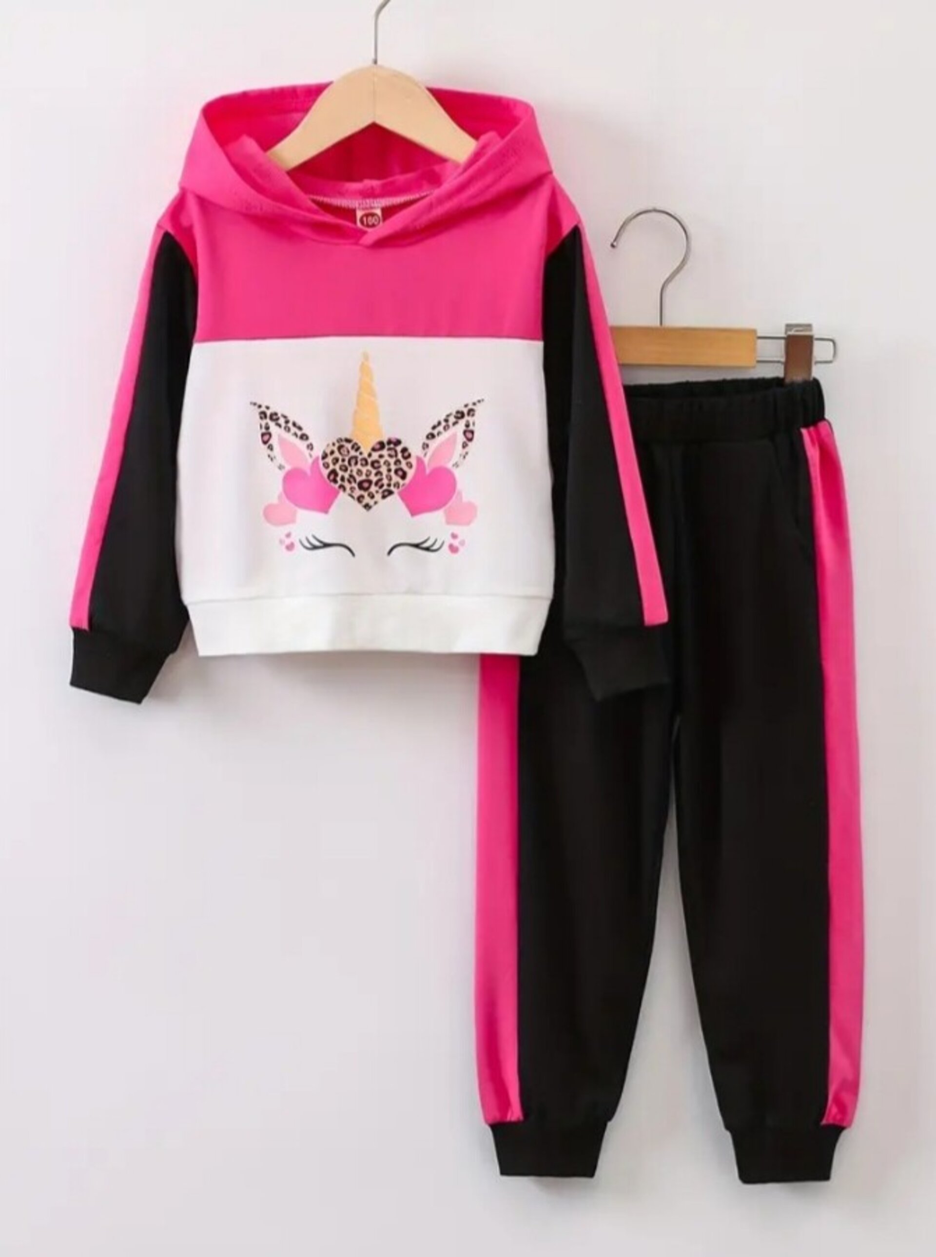 conjunto de sudadera con capucha niña - 6