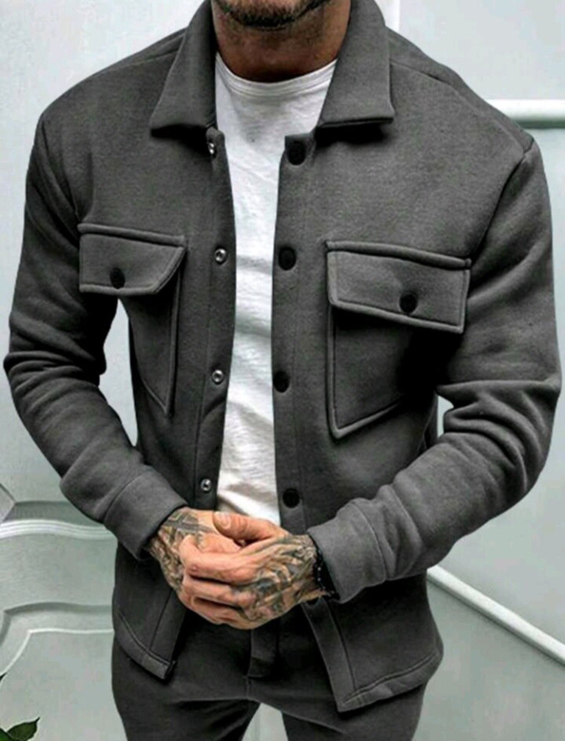 chaqueta casual ligera para hombre. - 15