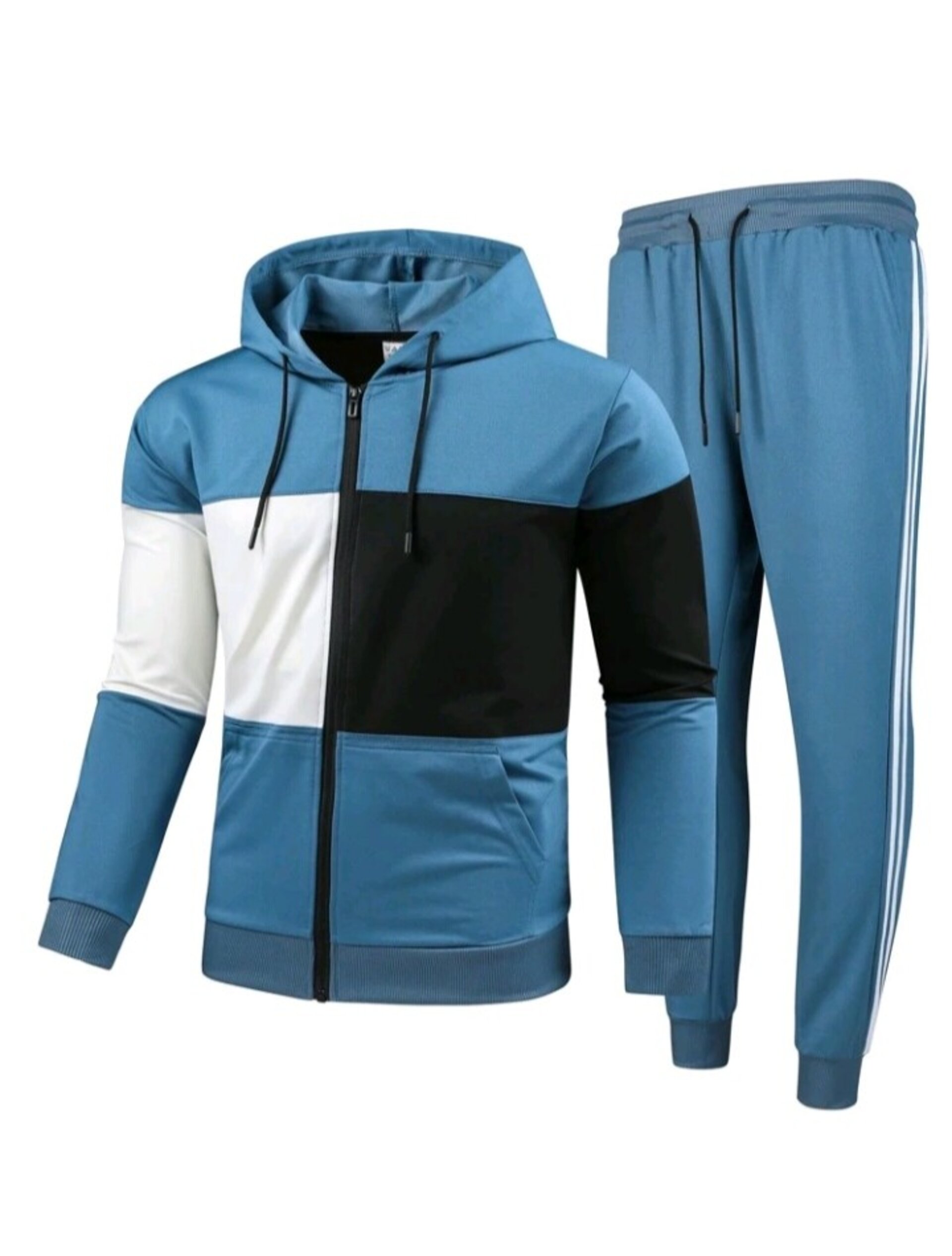 set de 2 piezas sudadera y pantalon para hombre - 2