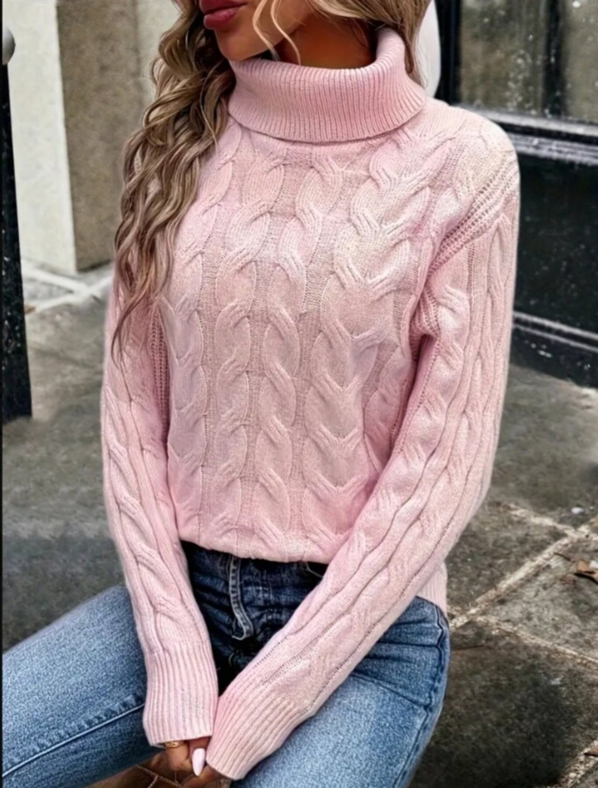jersey de cuello alto de mujer - 37