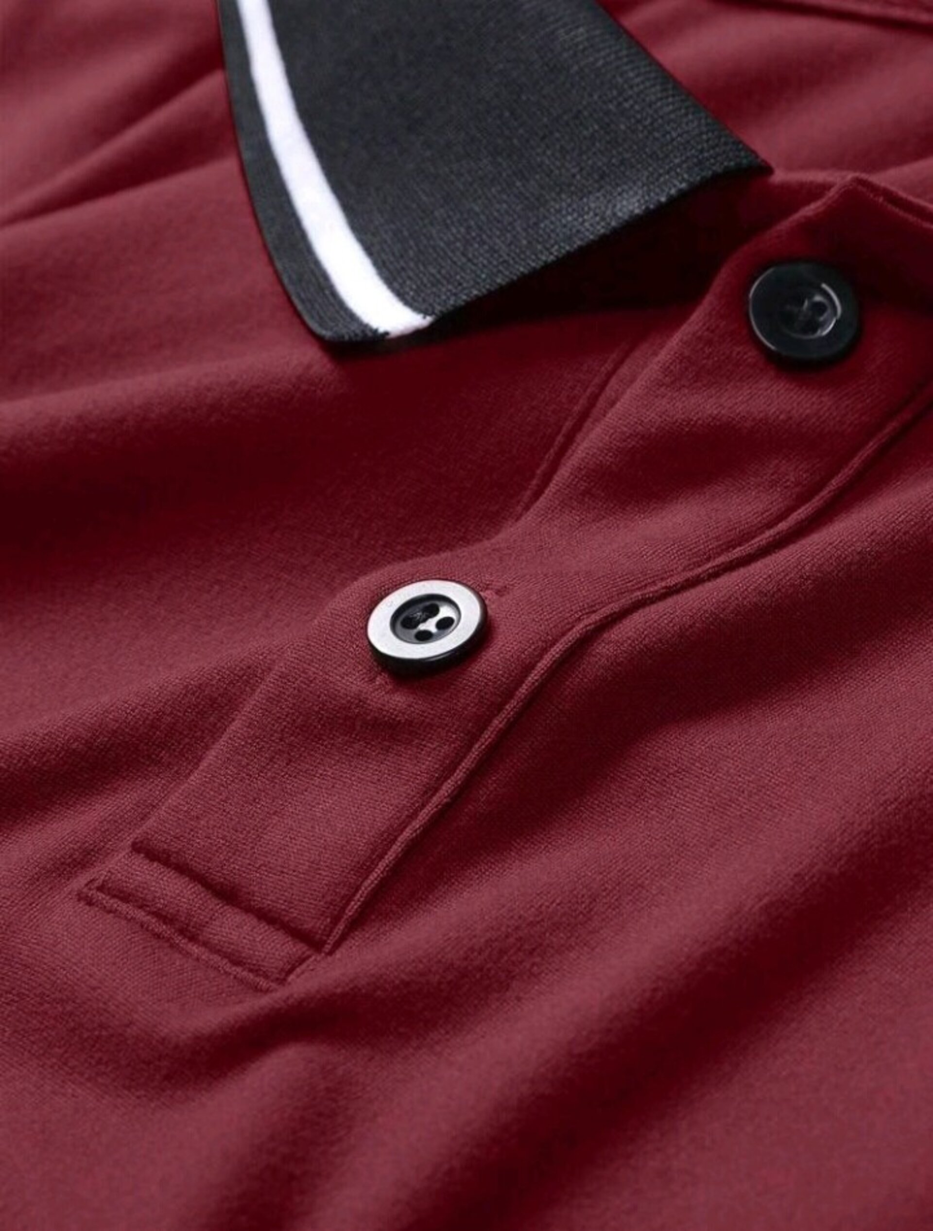 camiseta polo de manga larga para hombre - 3