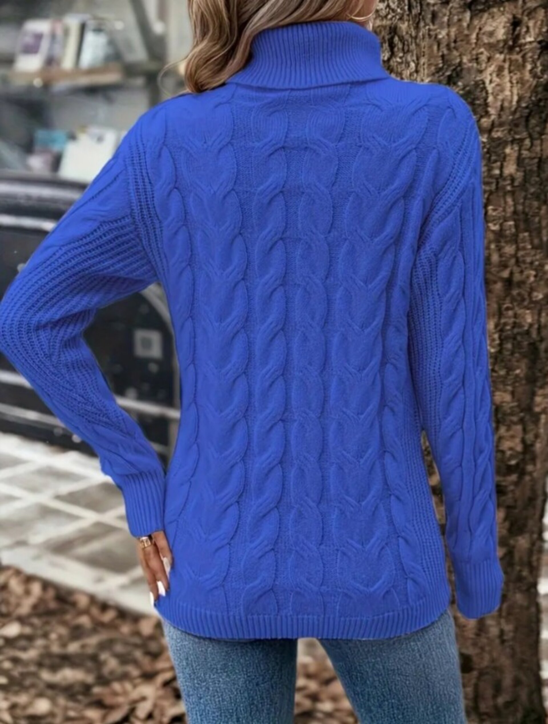 jersey de cuello alto de mujer - 4