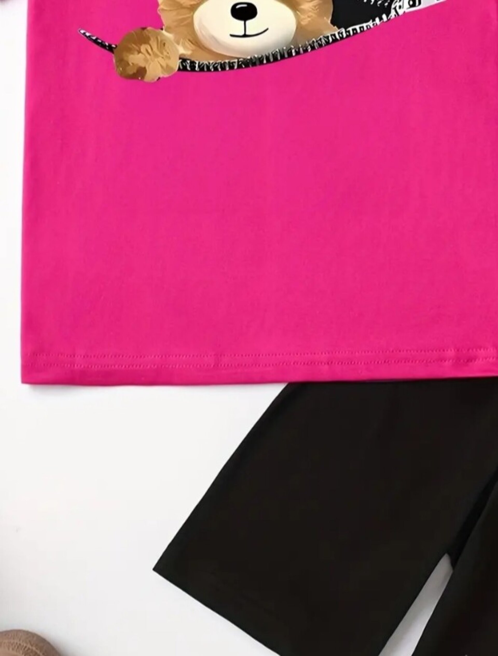 conjunto 2 piezas estampado de oso - 3