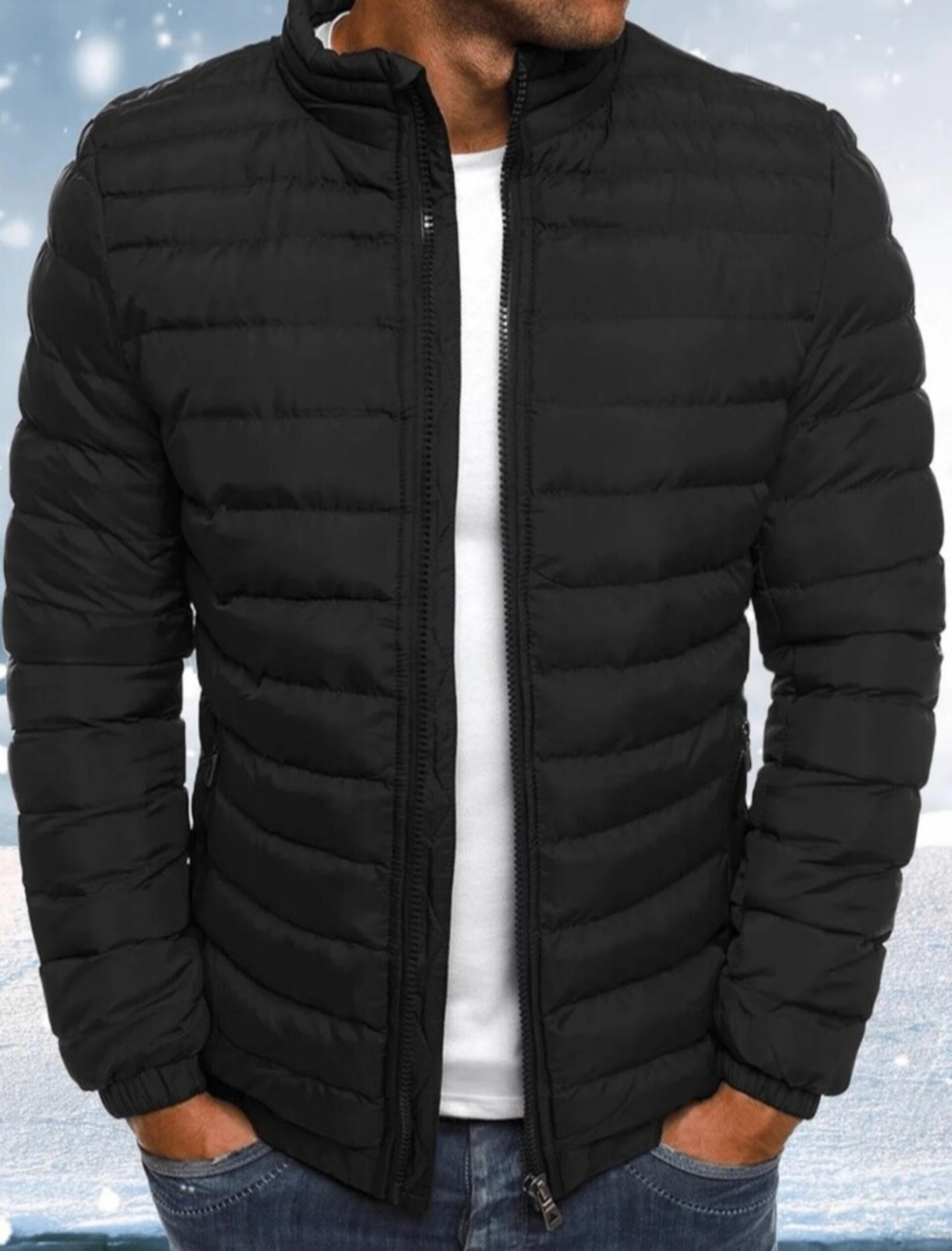 chaqueta acolchada para hombre - 2