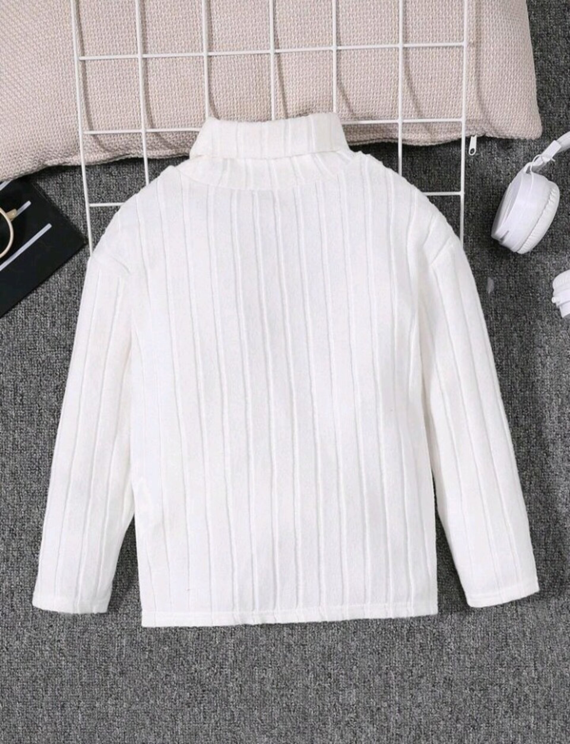 camiseta de cuello alto y manga larga para niño - 2