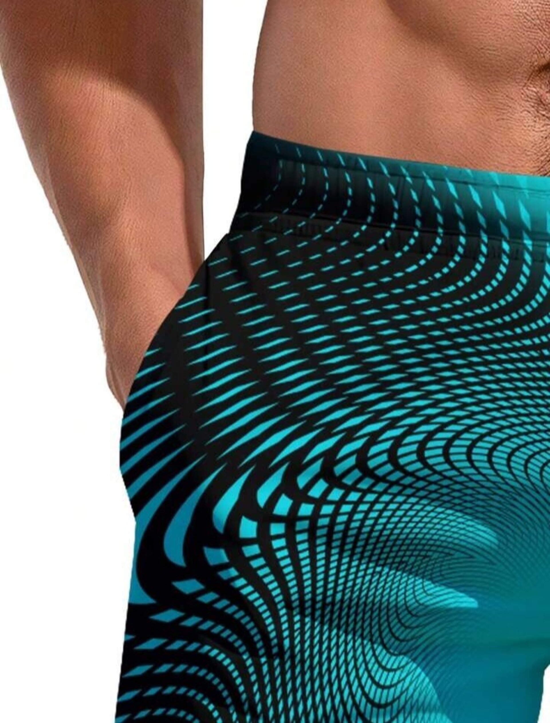 Bañador de hombre con estampado 3D - 5